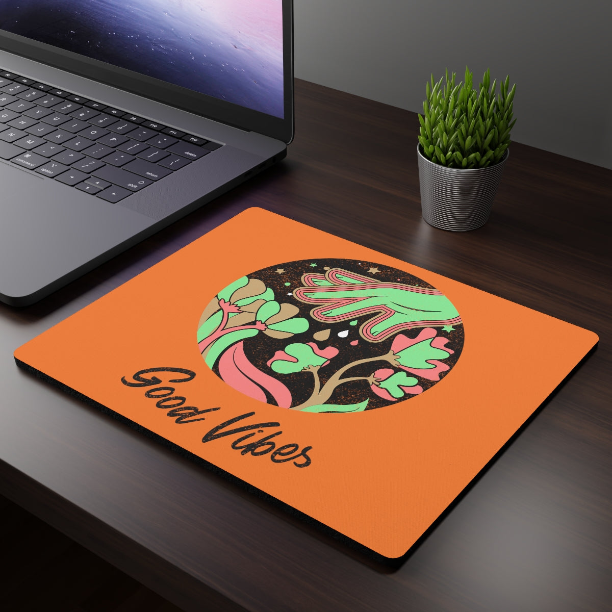 Good Vibes Rectangular Mouse Pad