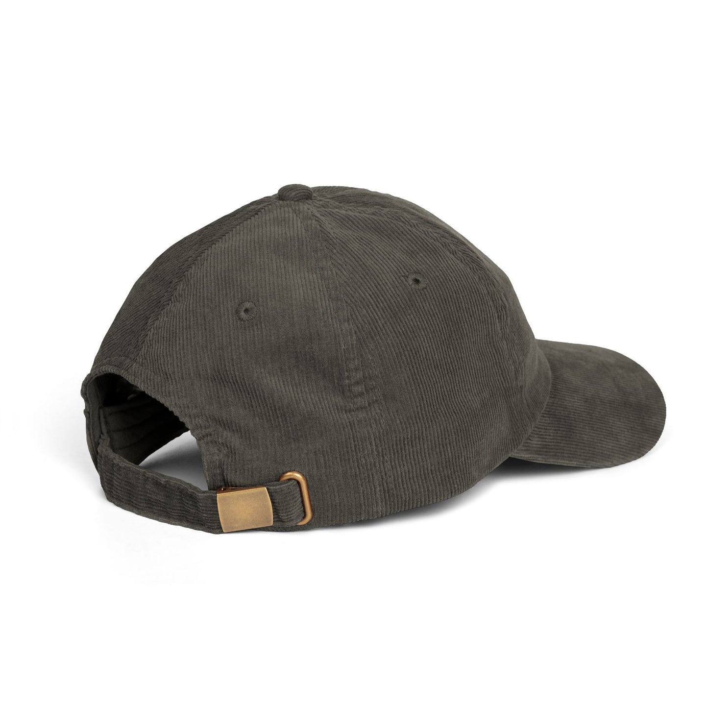 Corduroy Embroidered Cap — Campbell Microgreens Logo