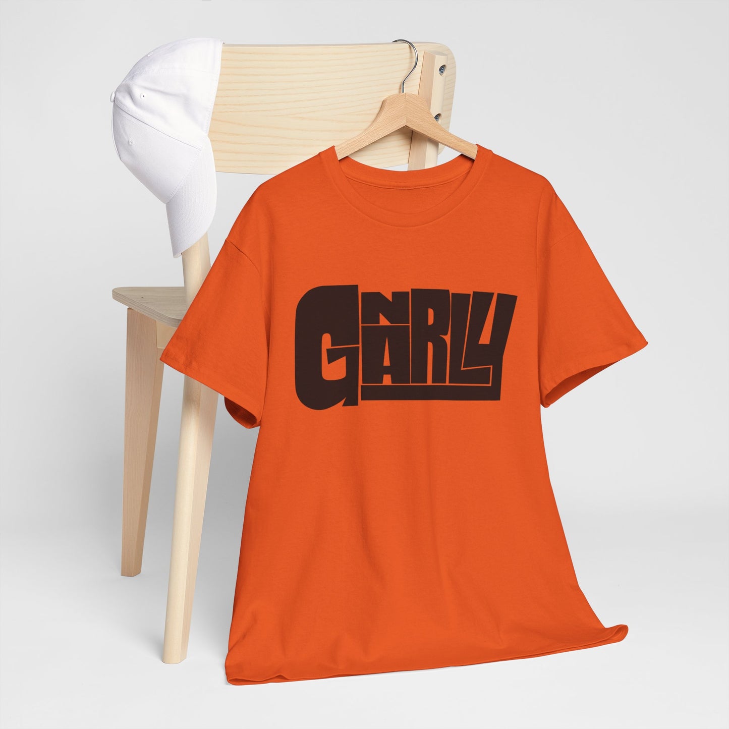 GNARLY Retro Logo Tee - Bold Vintage Graphic T-Shirt