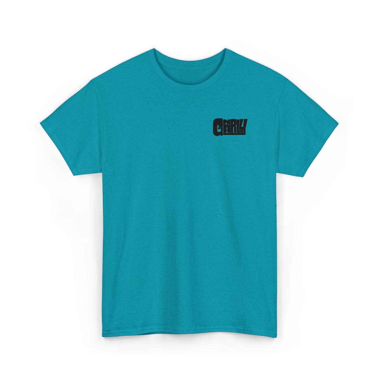 Graphic Tee — 'Gnarly' Grunge Chest Logo T-Shirt