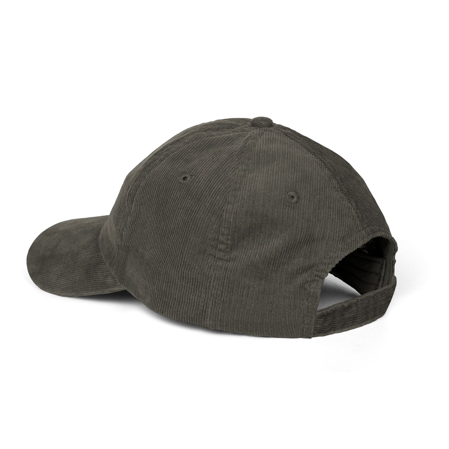 Corduroy Embroidered Cap — Campbell Microgreens Logo