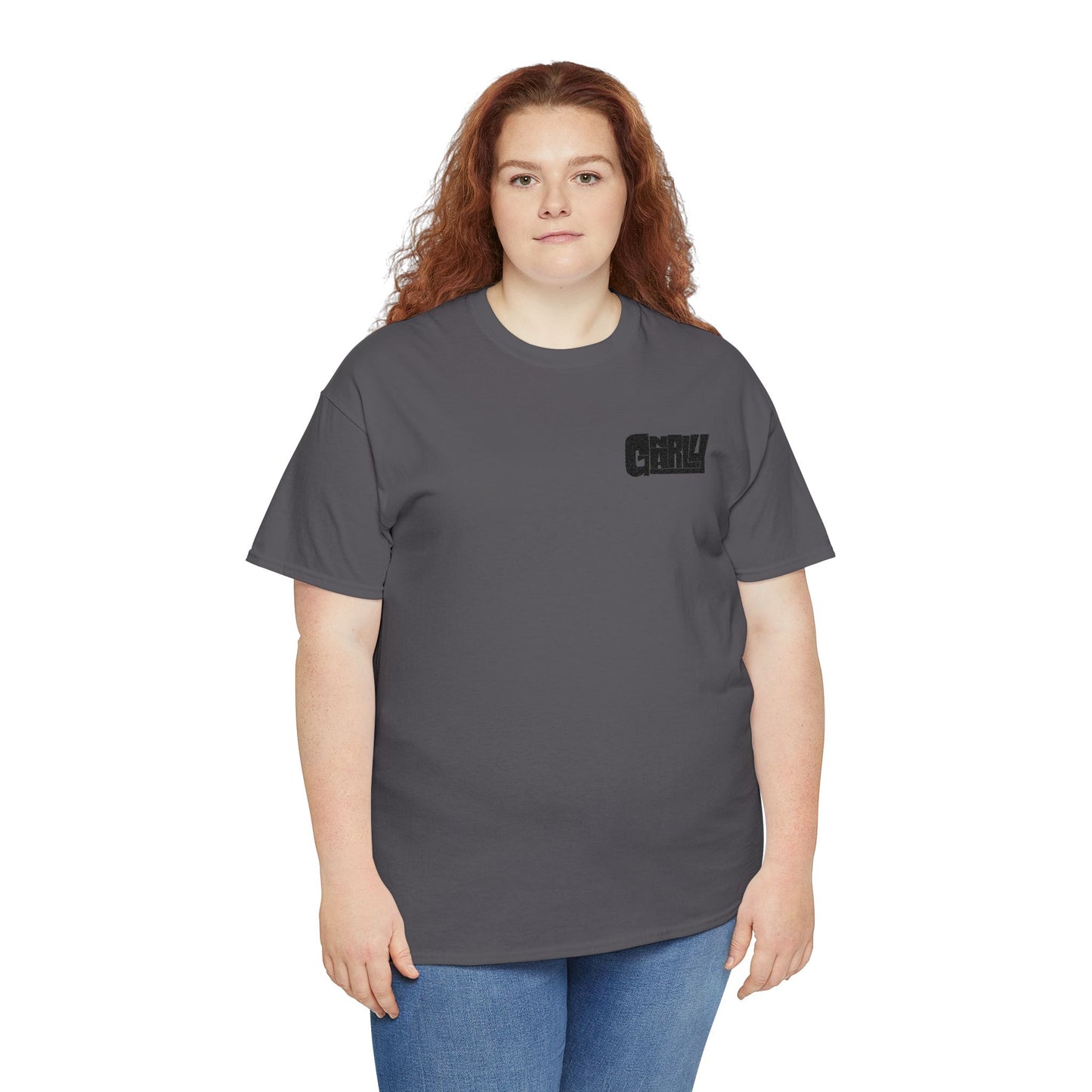 Graphic Tee — 'Gnarly' Grunge Chest Logo T-Shirt