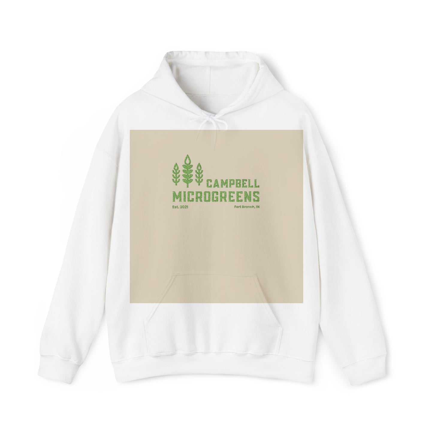 Microgreens Hoodie – Campbell Microgreens Garden Logo Sweatshirt
