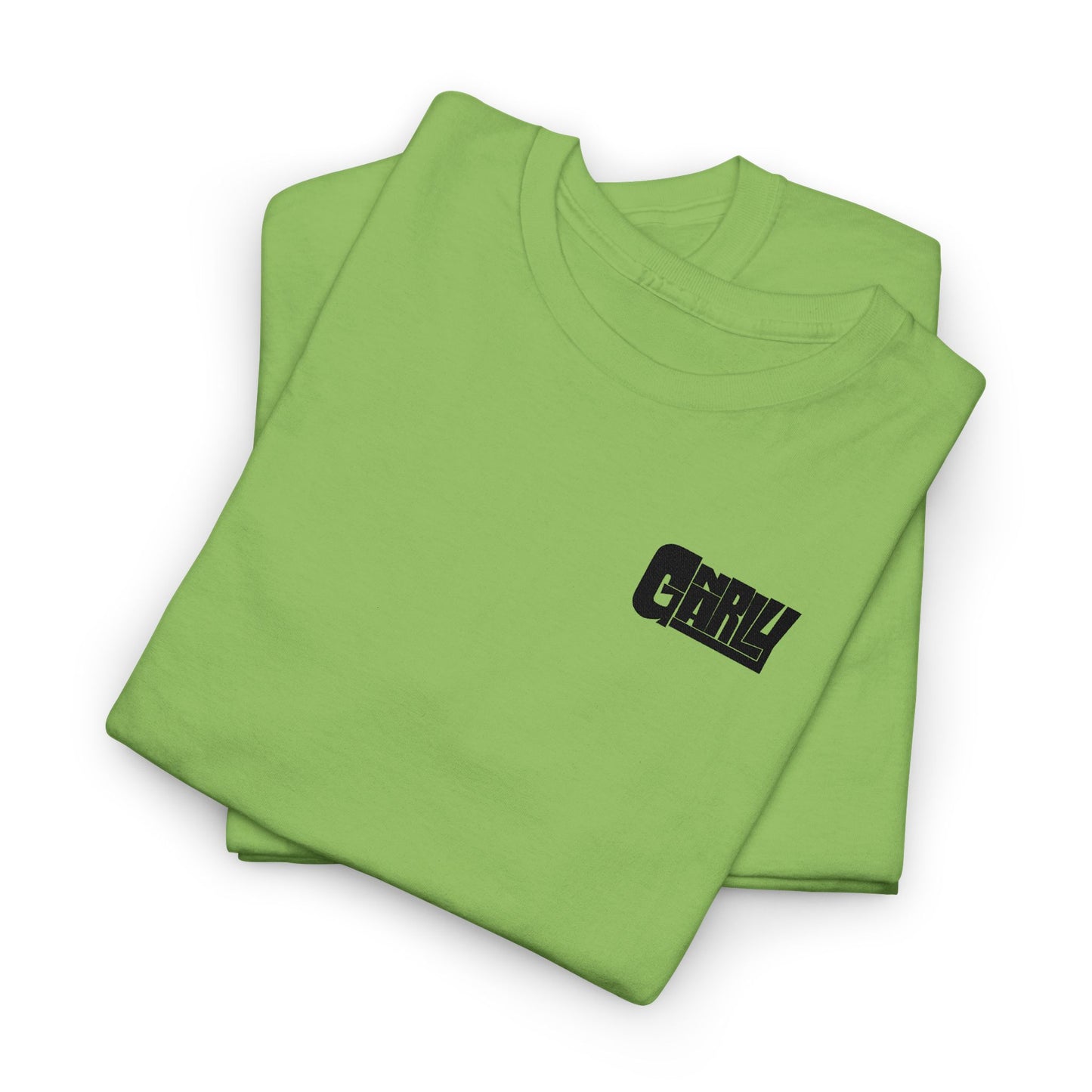 Graphic Tee — 'Gnarly' Grunge Chest Logo T-Shirt