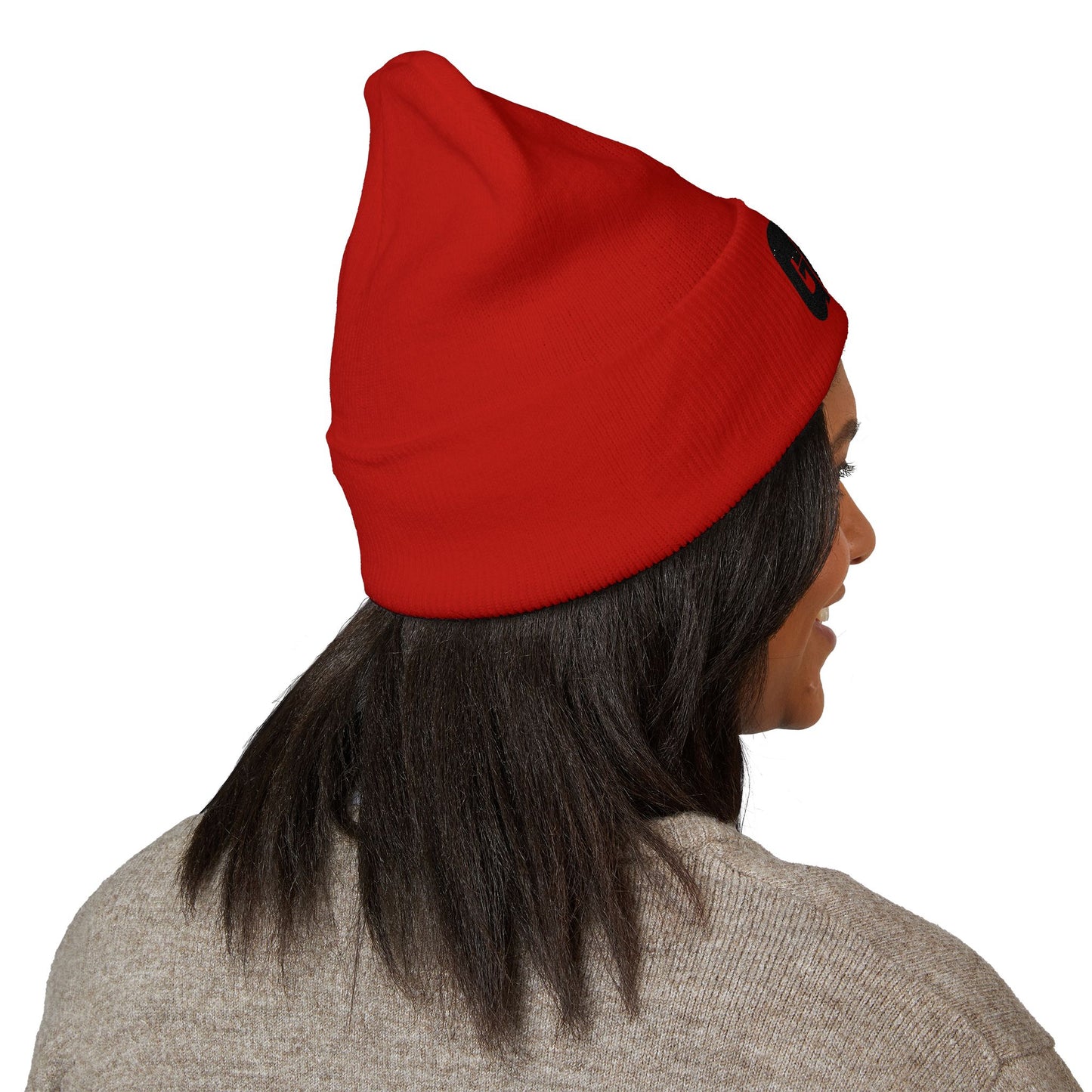 'Gnarly' Embroidered Cuffed Beanie — Retro Skate Streetwear Knit Hat