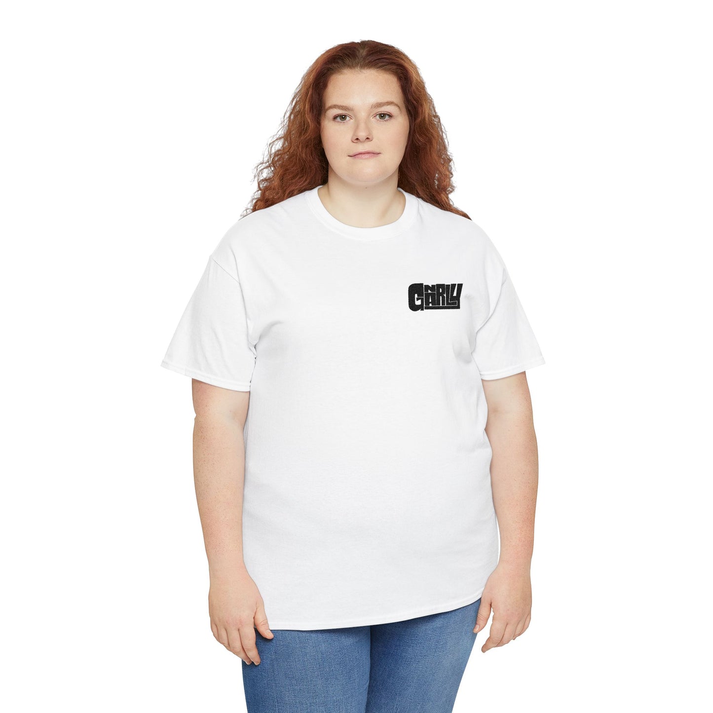 Graphic Tee — 'Gnarly' Grunge Chest Logo T-Shirt