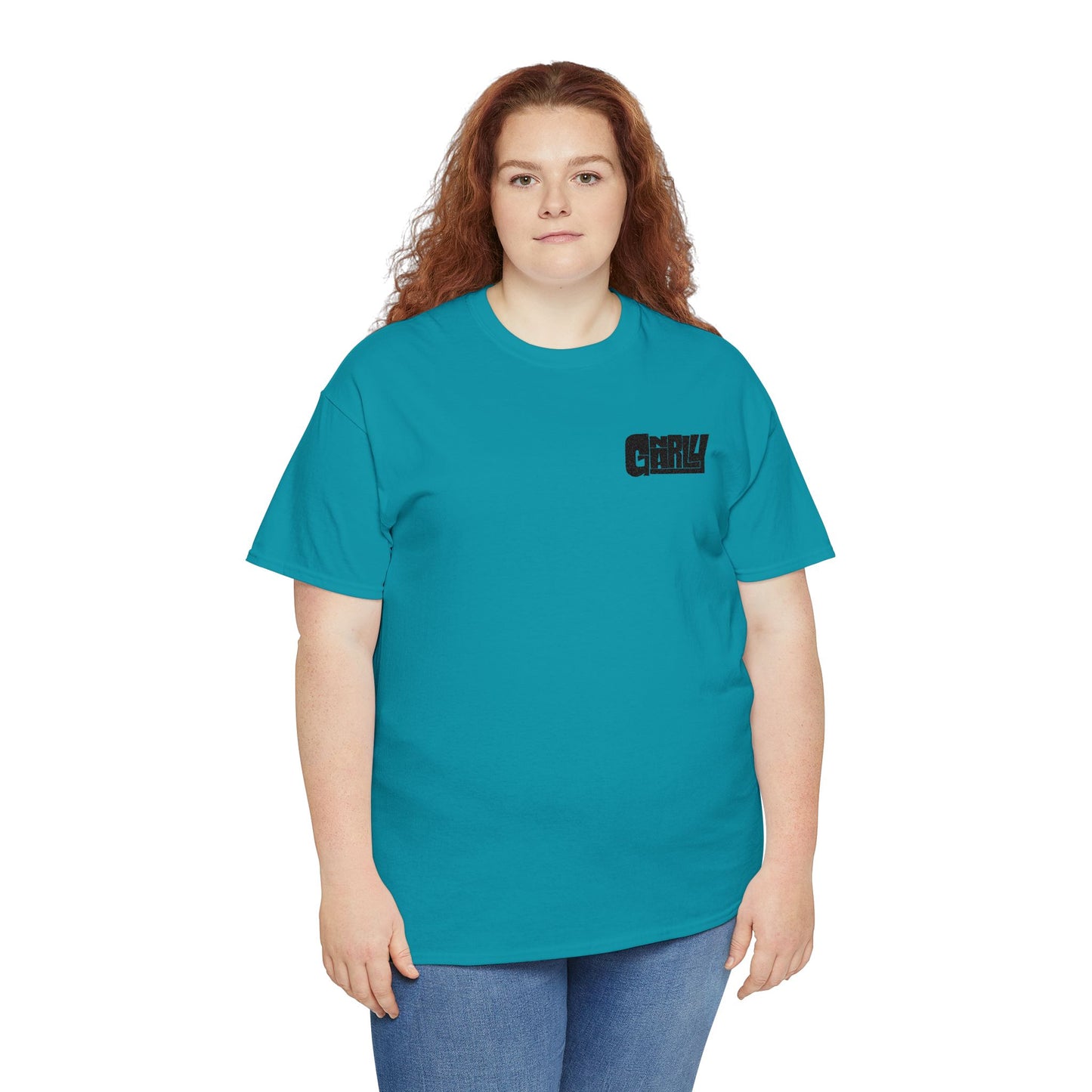 Graphic Tee — 'Gnarly' Grunge Chest Logo T-Shirt