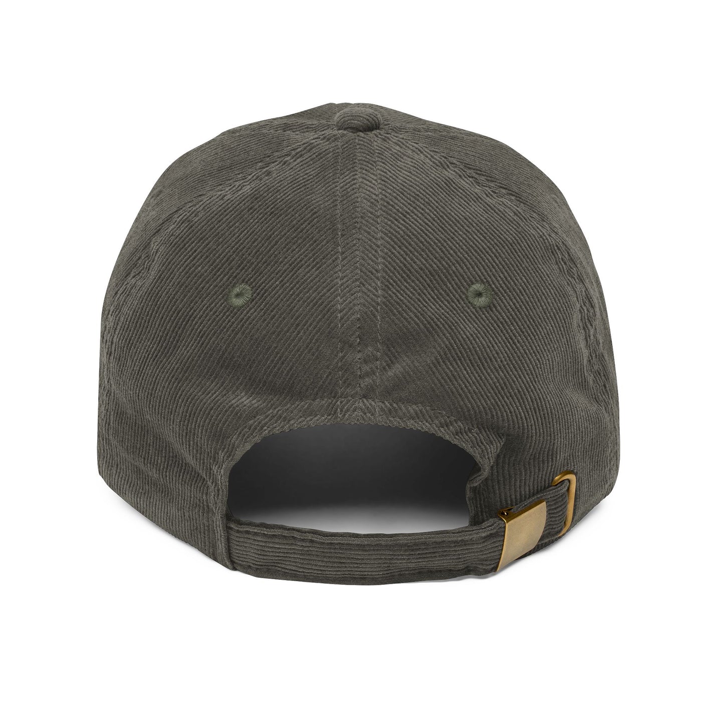 Corduroy Embroidered Cap — Campbell Microgreens Logo