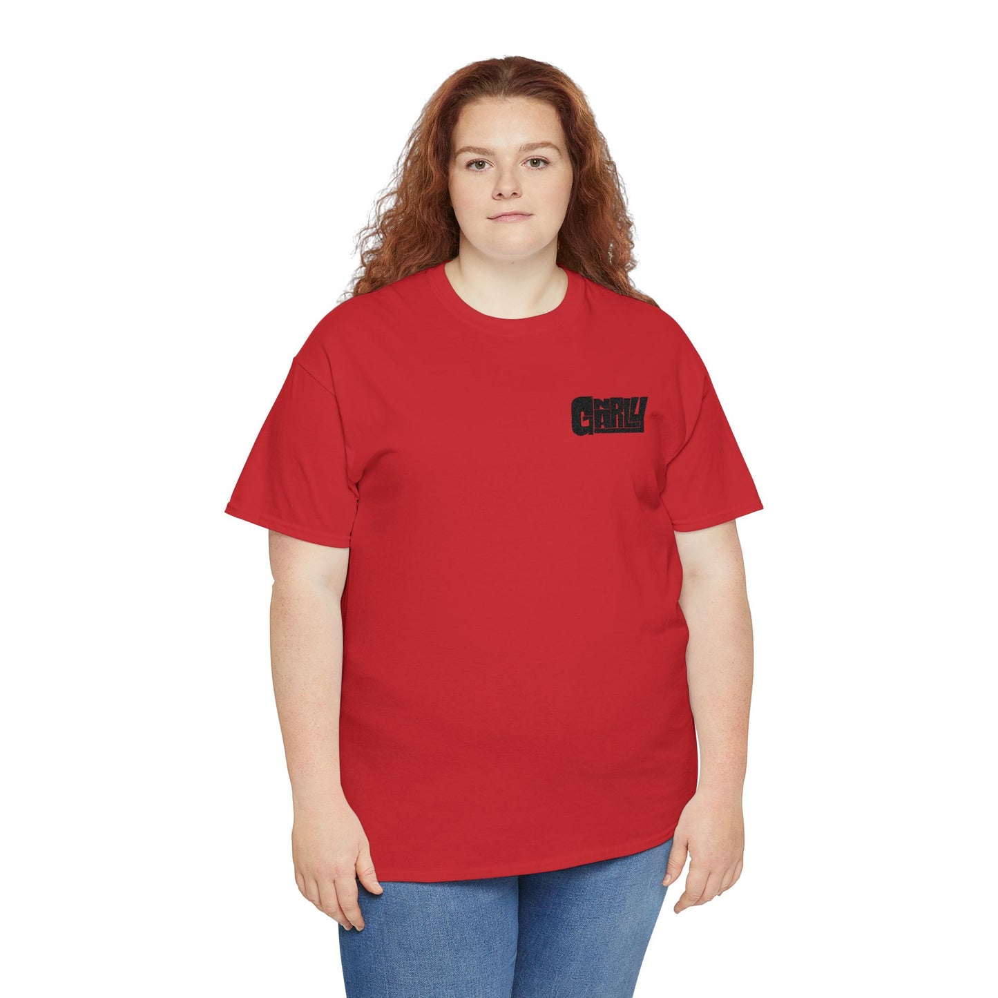 Graphic Tee — 'Gnarly' Grunge Chest Logo T-Shirt