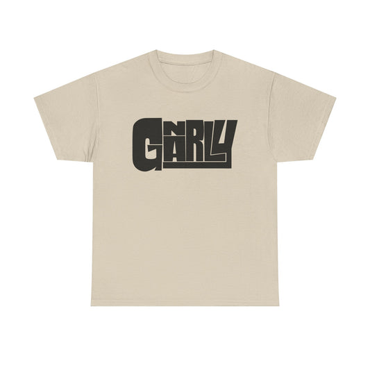 GNARLY Retro Logo Tee - Bold Vintage Graphic T-Shirt