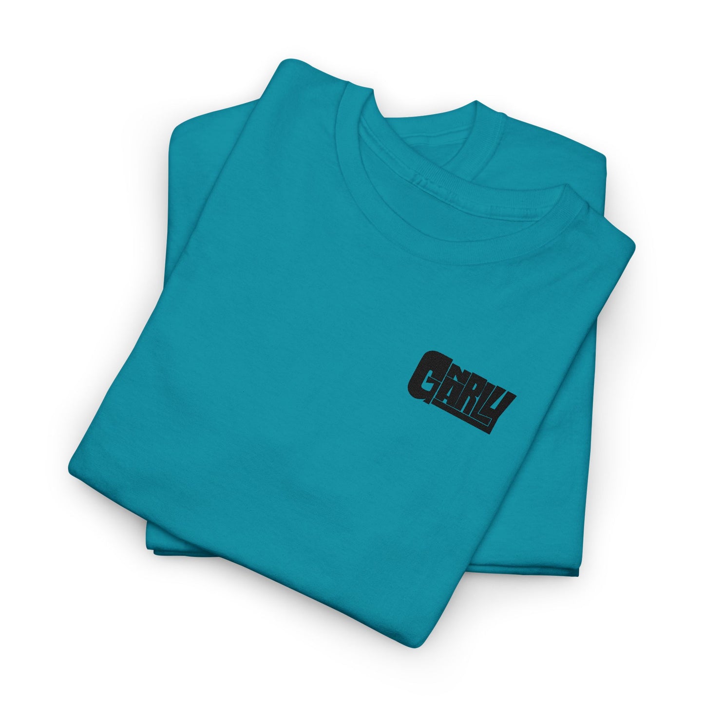 Graphic Tee — 'Gnarly' Grunge Chest Logo T-Shirt