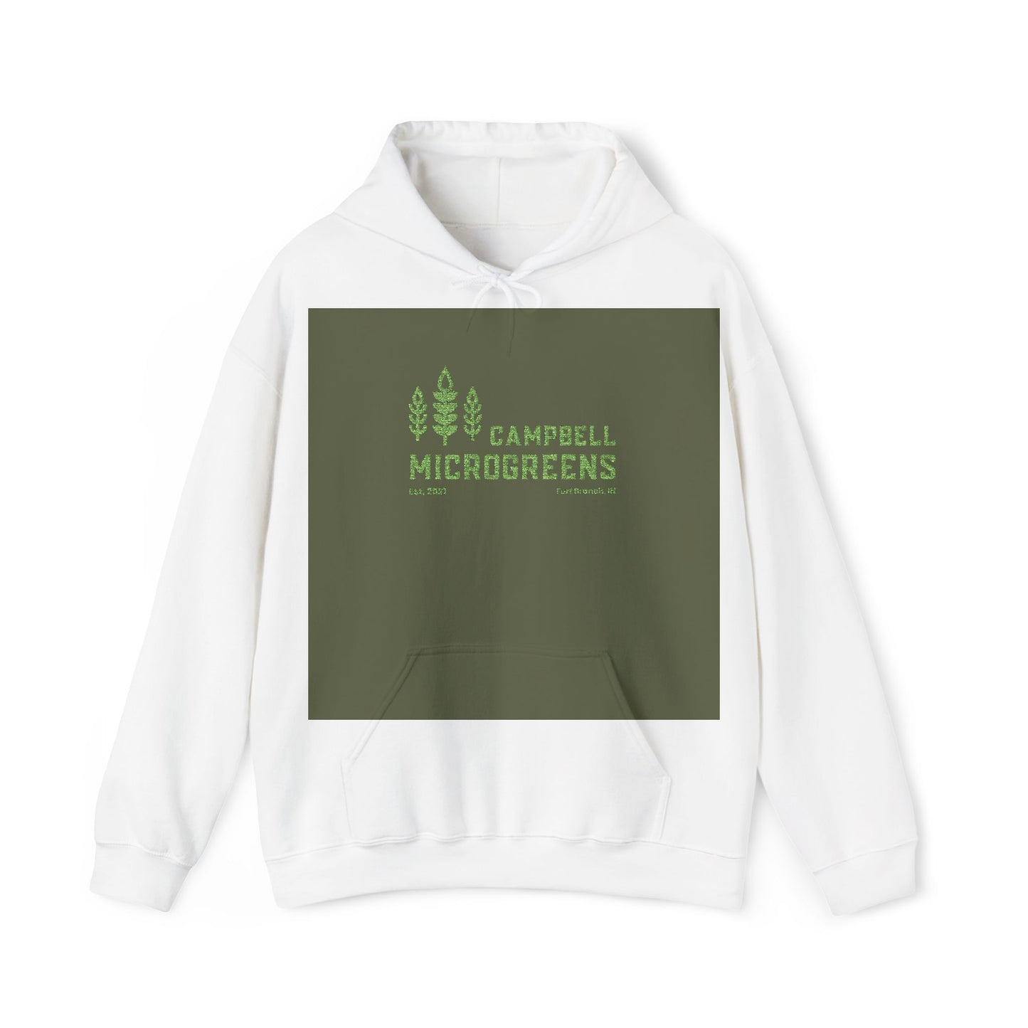 Microgreens Hoodie – Campbell Microgreens Garden Logo Sweatshirt