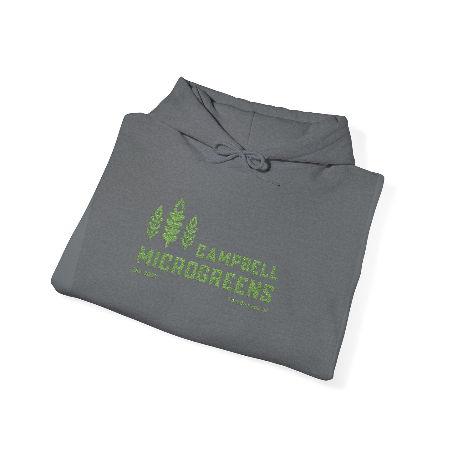 Microgreens Hoodie – Campbell Microgreens Garden Logo Sweatshirt