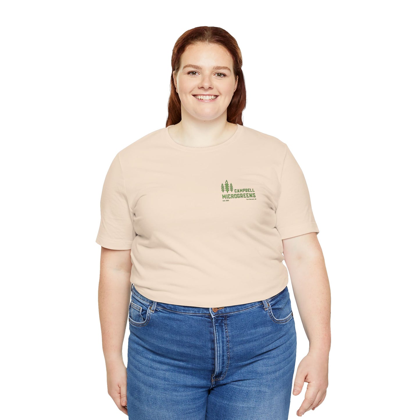 Campbell Microgreens Tee — Forest Tree Graphic "Campbell Microgreens"