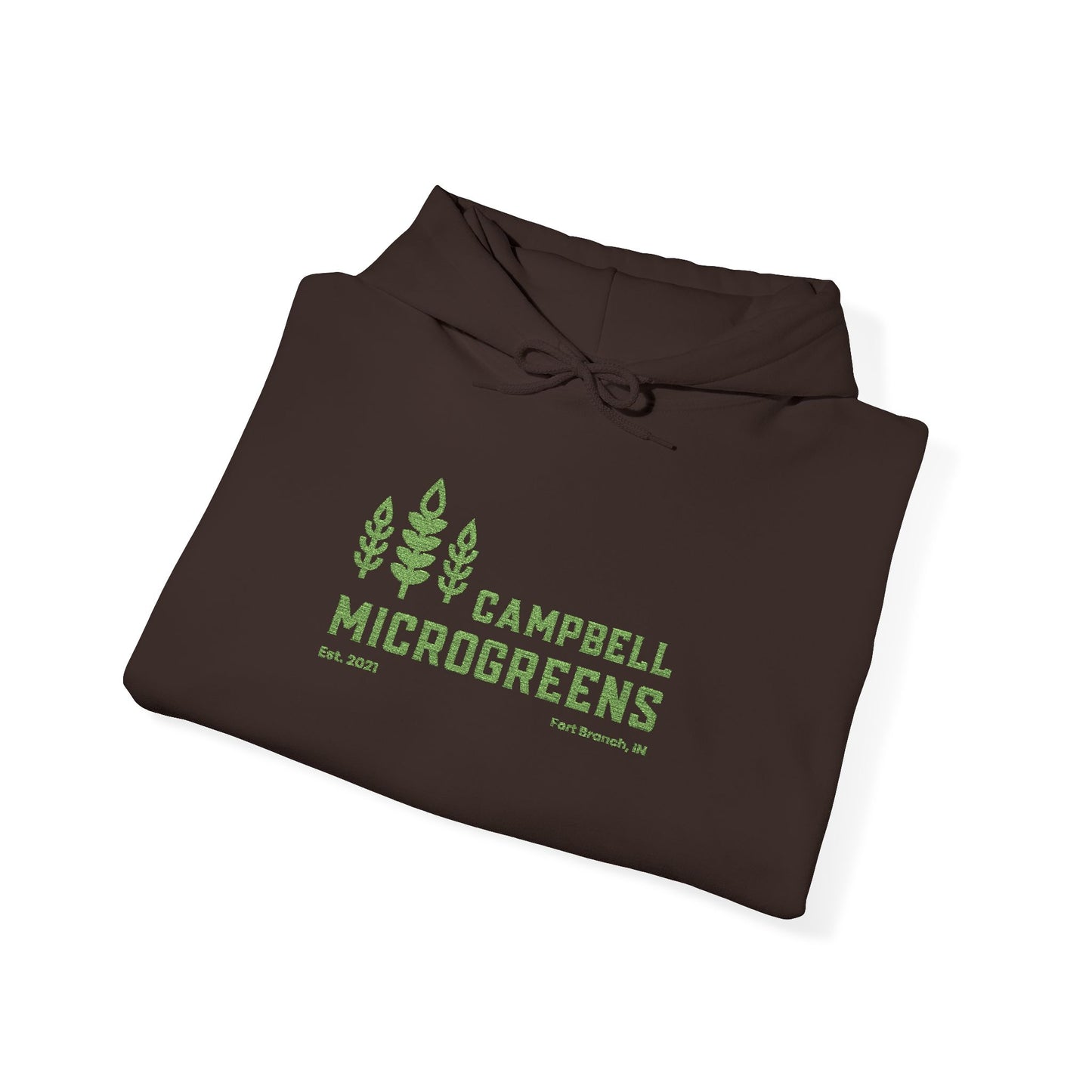 Microgreens Hoodie – Campbell Microgreens Garden Logo Sweatshirt