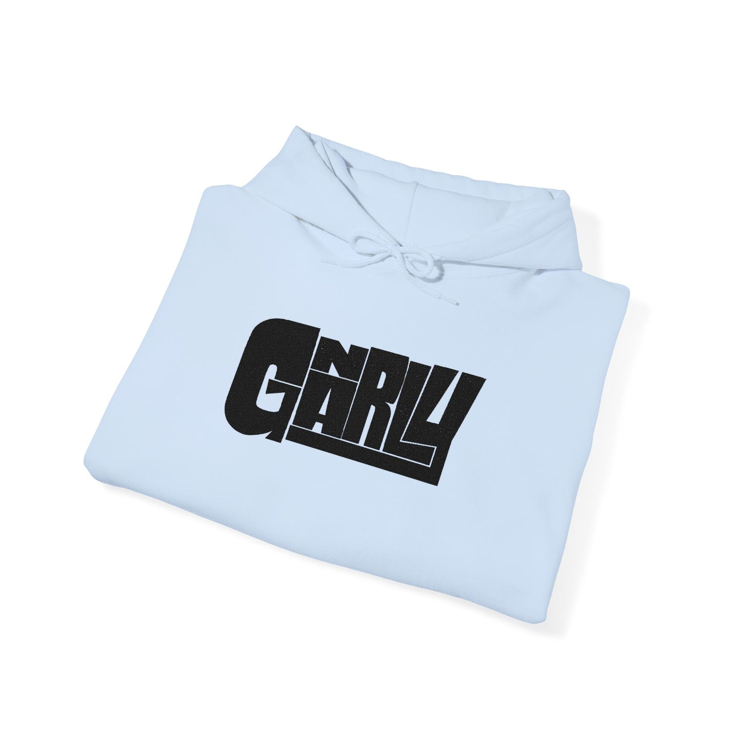 Gnarly Retro Chill Graphic Hoodie — Vintage Texture Logo Pullover
