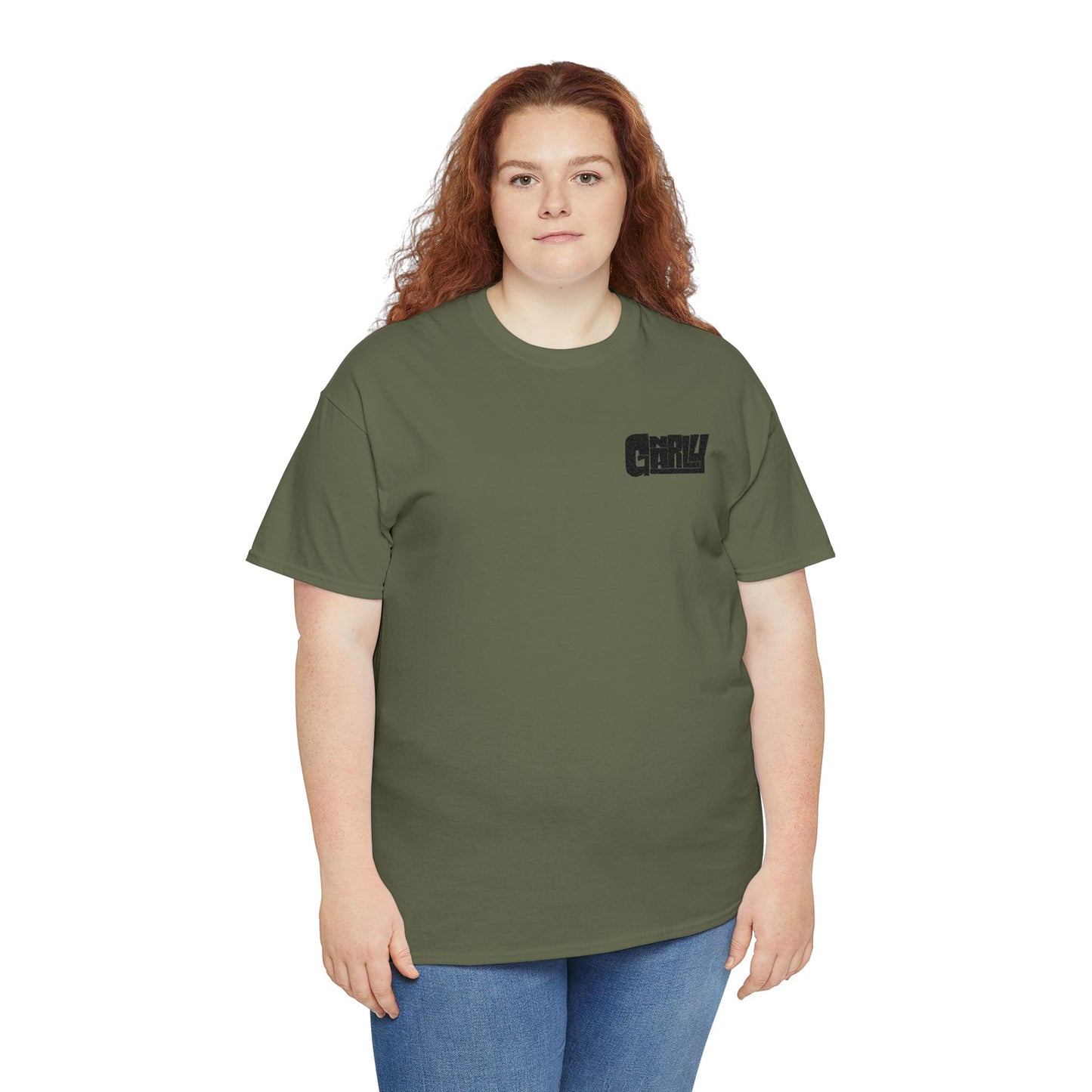 Graphic Tee — 'Gnarly' Grunge Chest Logo T-Shirt