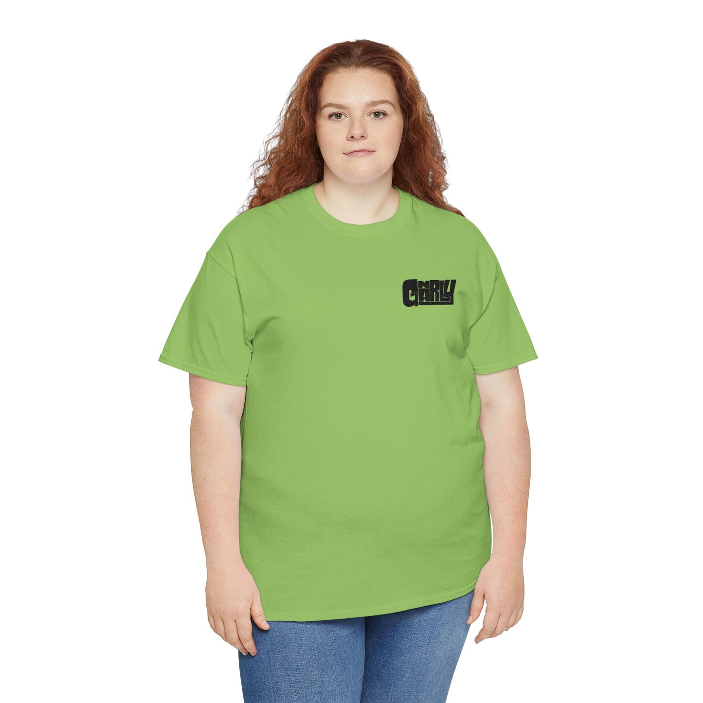 Graphic Tee — 'Gnarly' Grunge Chest Logo T-Shirt