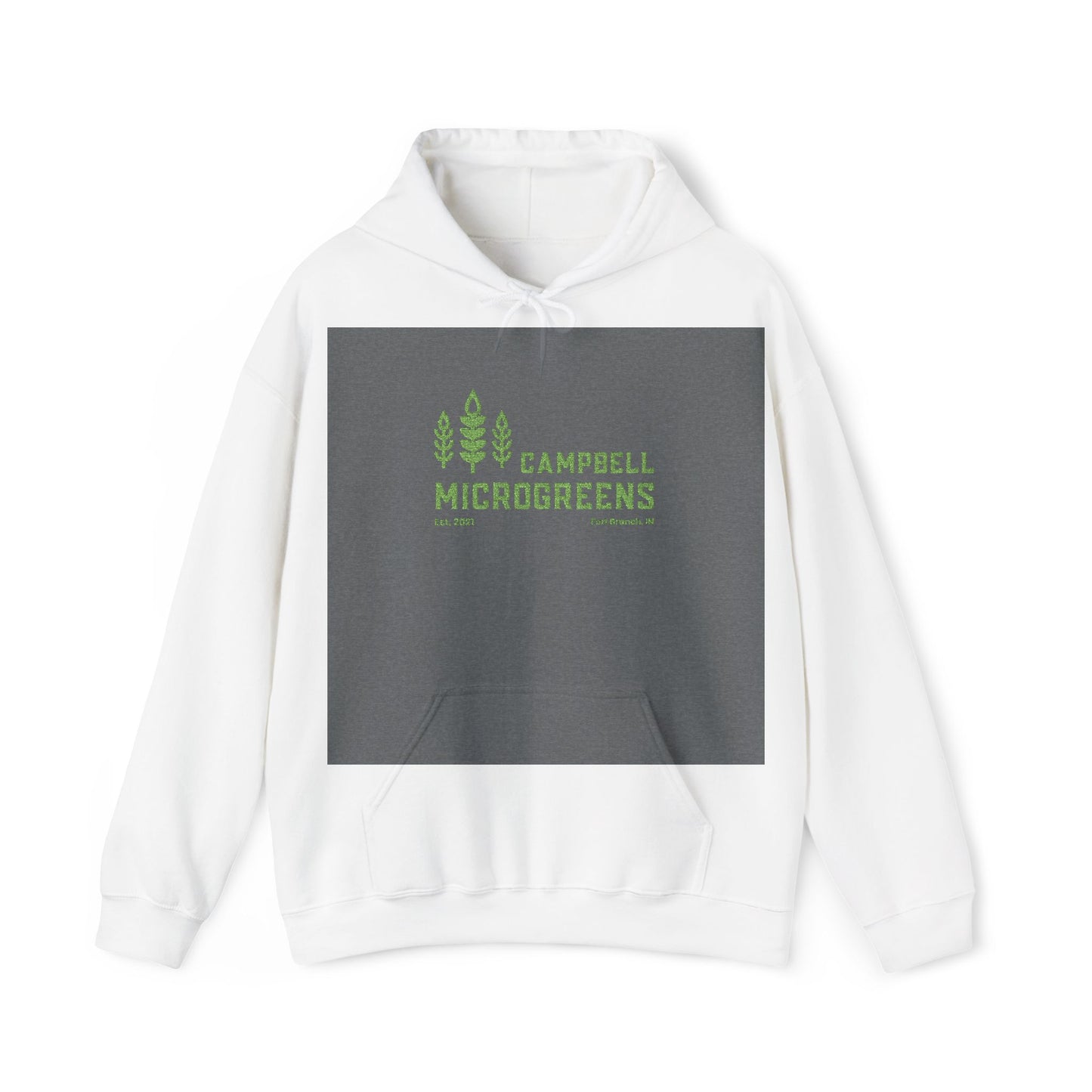 Microgreens Hoodie – Campbell Microgreens Garden Logo Sweatshirt