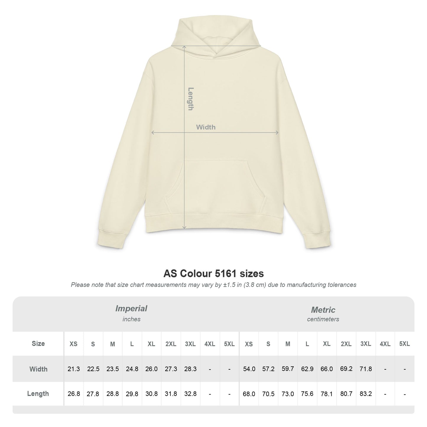 Relaxed Hoodie — Minimalist White Pullover with Small 'GNARLY' Chest Logo