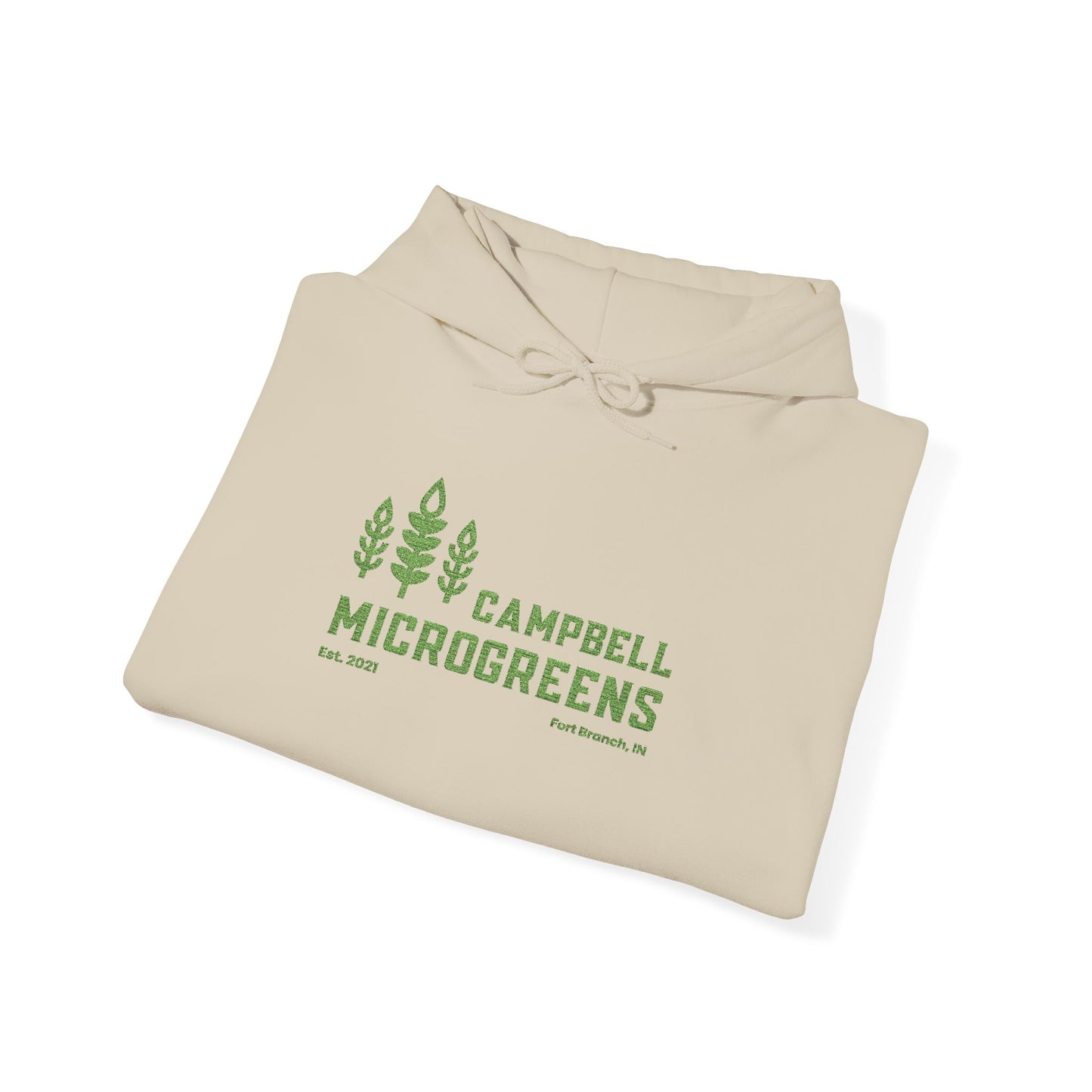 Microgreens Hoodie – Campbell Microgreens Garden Logo Sweatshirt