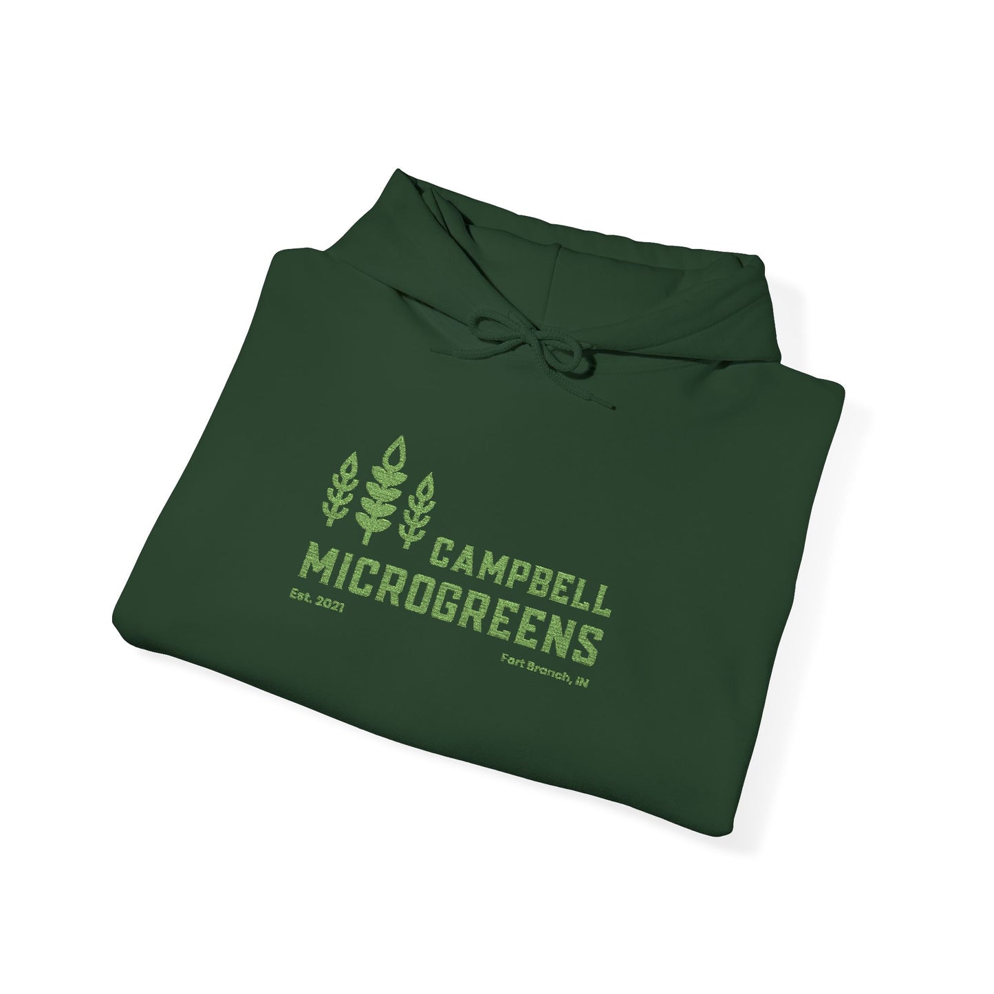 Microgreens Hoodie – Campbell Microgreens Garden Logo Sweatshirt