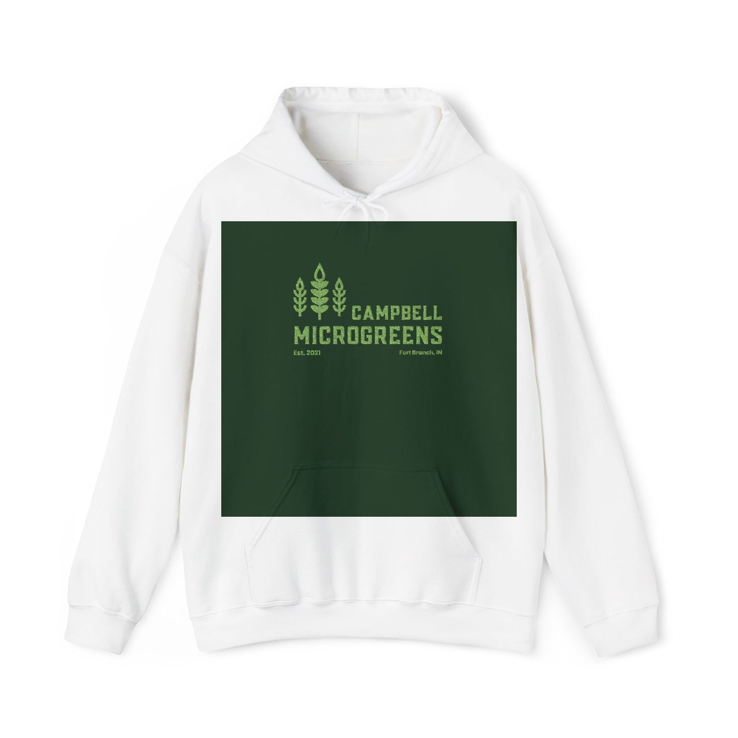 Microgreens Hoodie – Campbell Microgreens Garden Logo Sweatshirt
