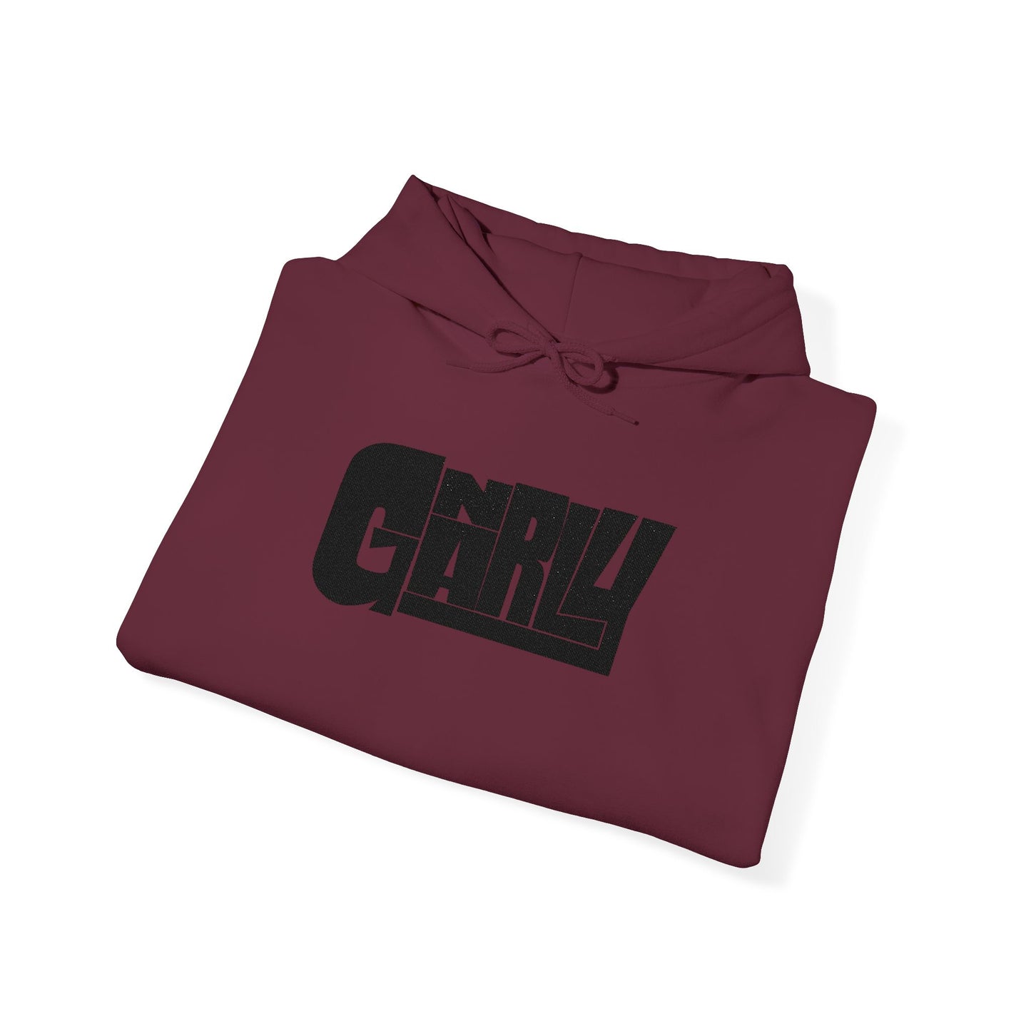 Gnarly Retro Chill Graphic Hoodie — Vintage Texture Logo Pullover