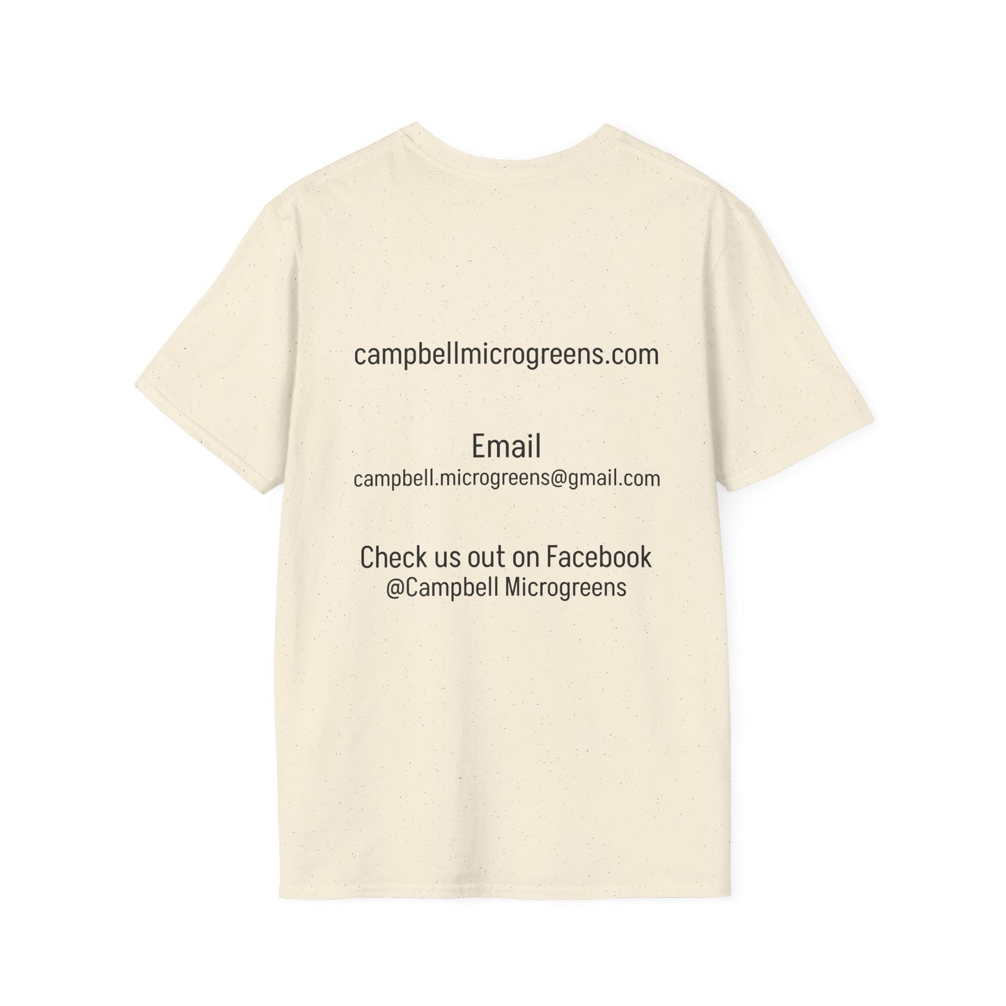 Campbell Microgreens Logo T-Shirt — Plant Lover Casual Tee