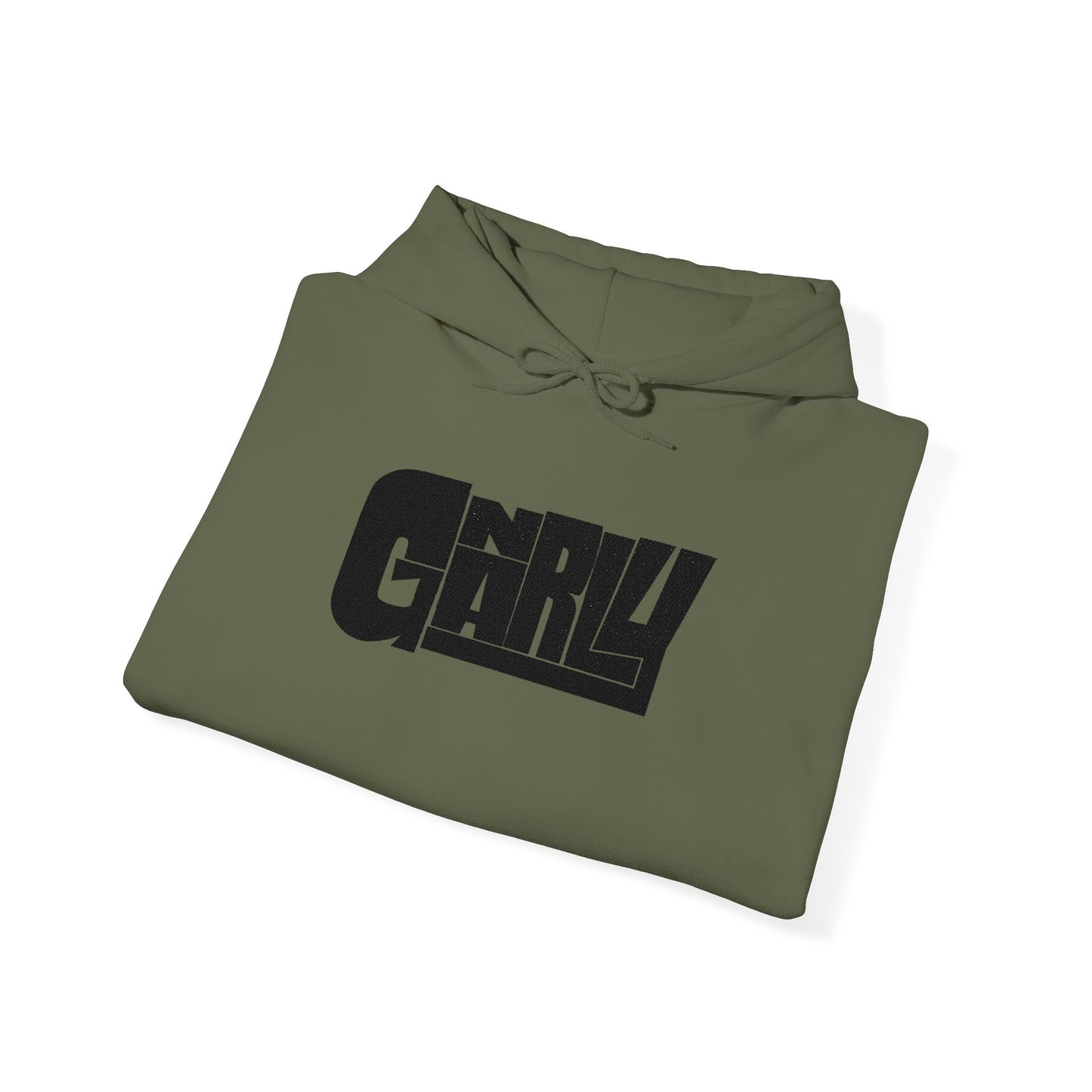 Gnarly Retro Chill Graphic Hoodie — Vintage Texture Logo Pullover