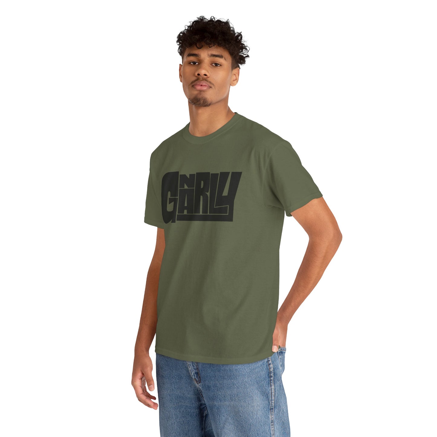 GNARLY Retro Logo Tee - Bold Vintage Graphic T-Shirt