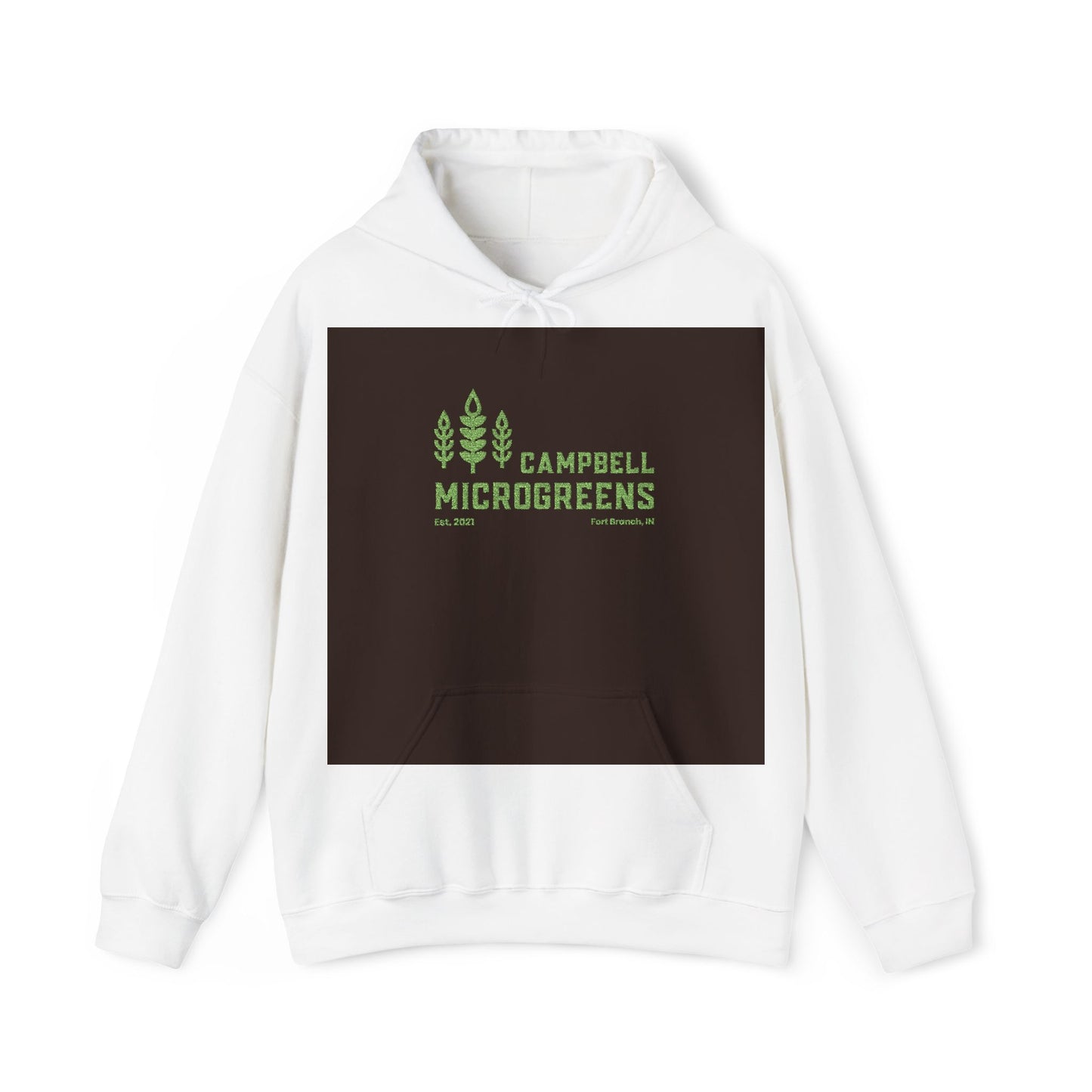 Microgreens Hoodie – Campbell Microgreens Garden Logo Sweatshirt