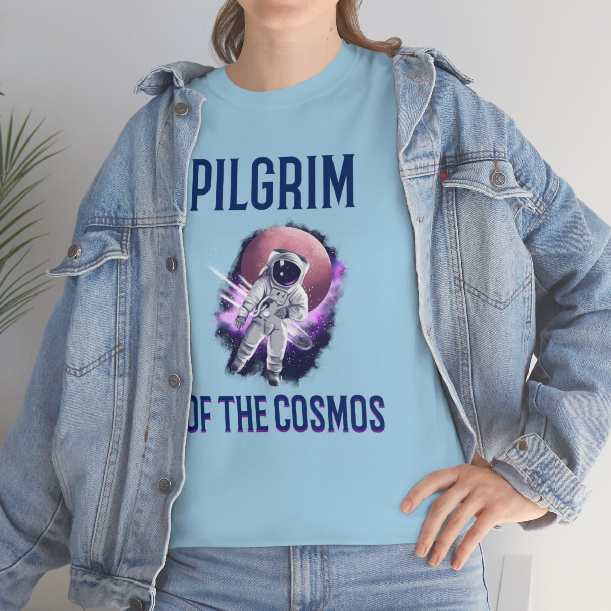 Pilgrim of Cosmos Astronaut Unisex Heavy Cotton Tee