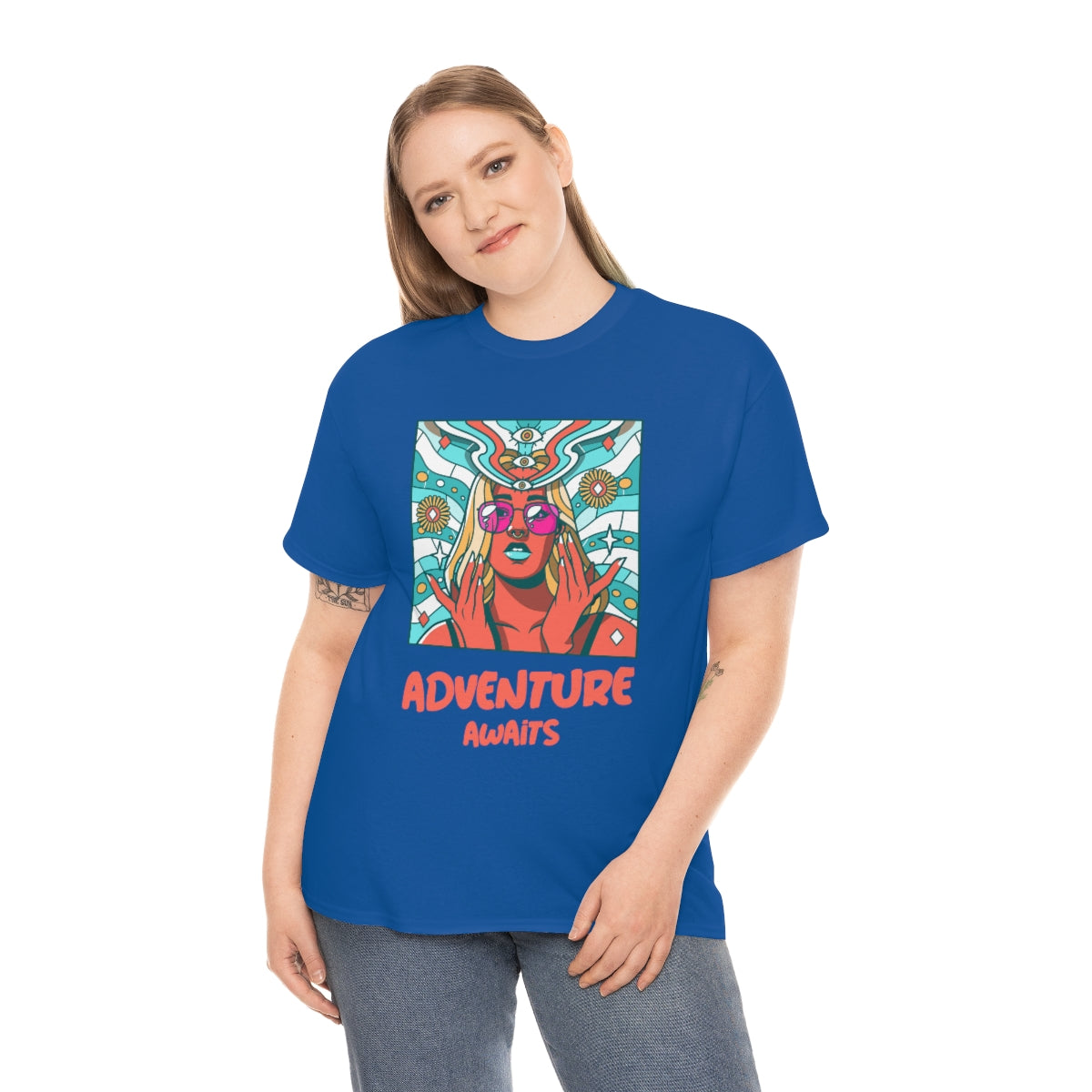 Adventure Awaits Unisex Heavy Cotton Tee