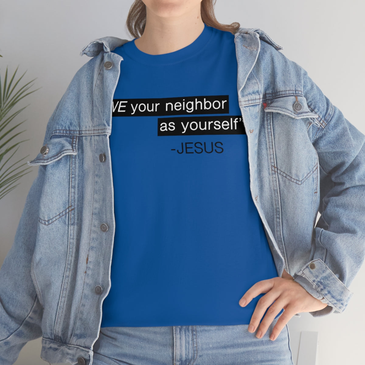 Love Your Neighbor Unisex Heavy Cotton Tee