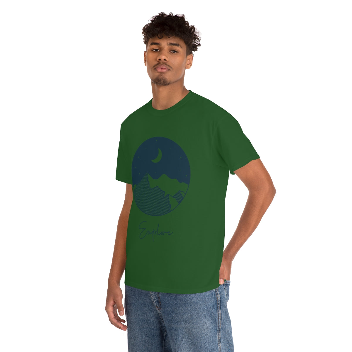 Explore Night Unisex Heavy Cotton Tee