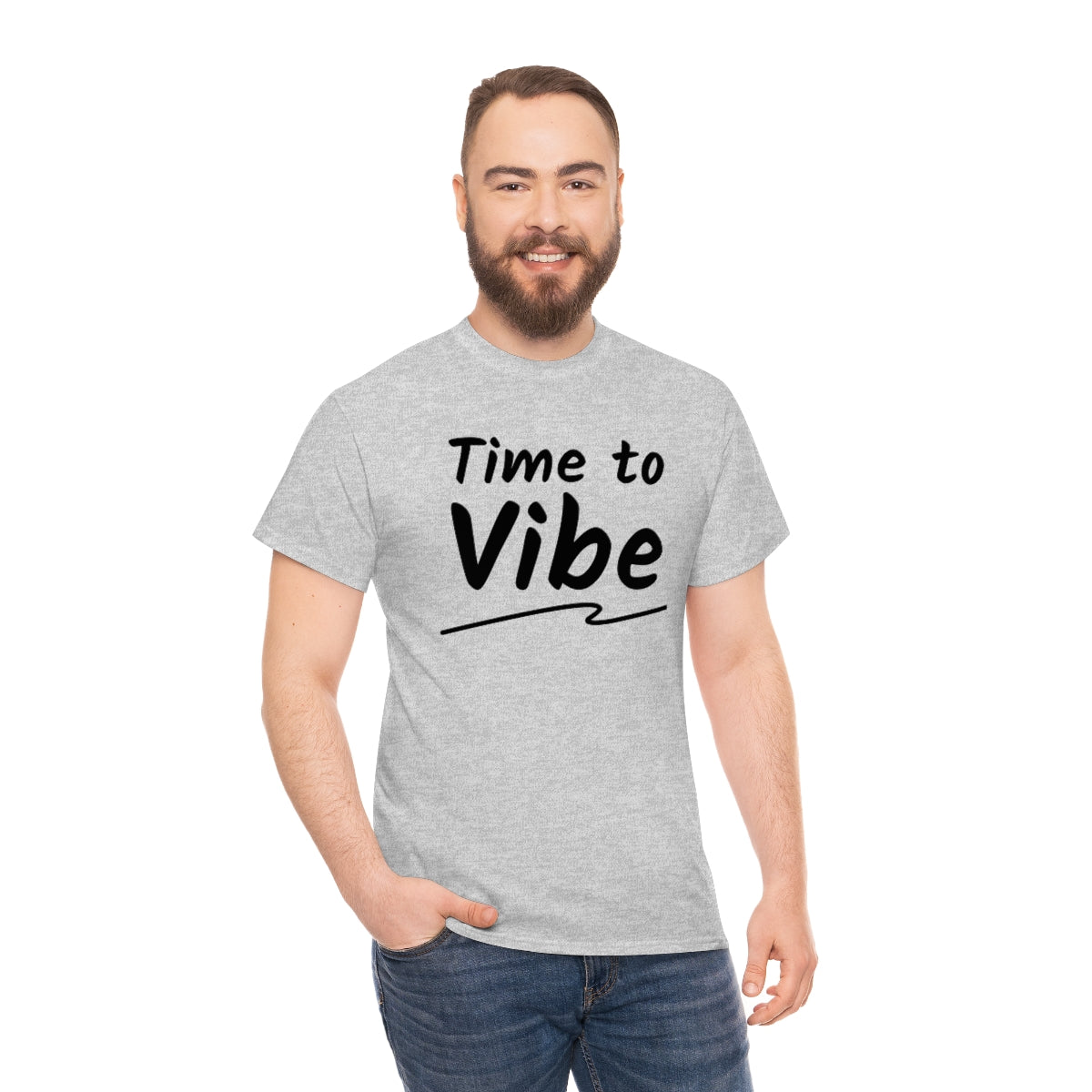 Time to Vibe Unisex Heavy Cotton Tee