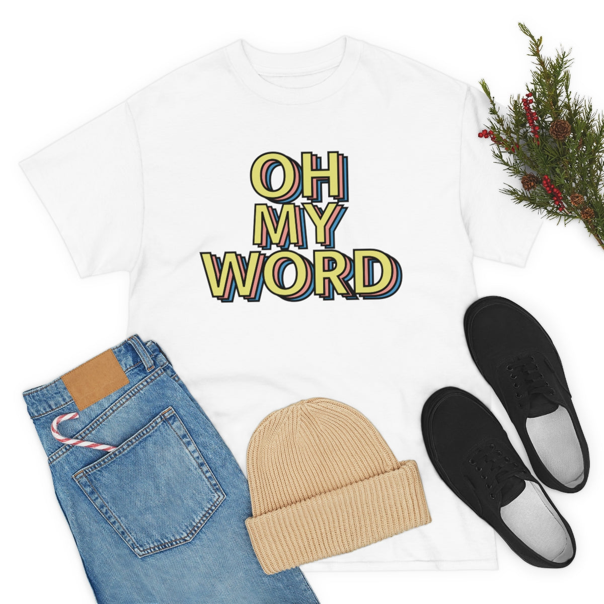 Oh My Word Unisex Heavy Cotton Tee