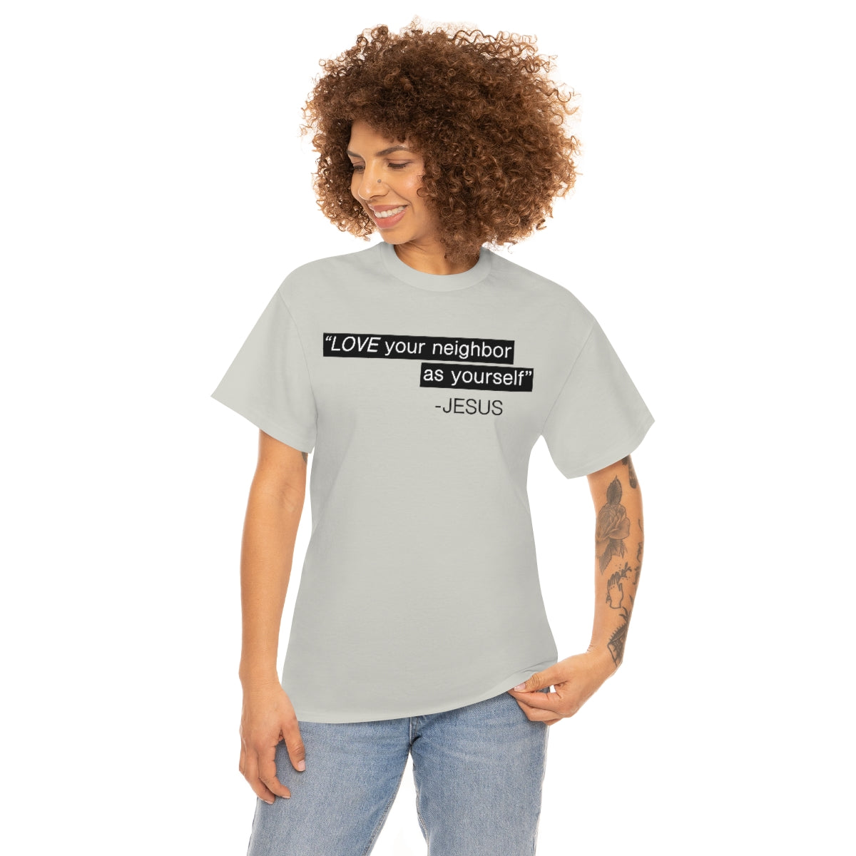 Love Your Neighbor Unisex Heavy Cotton Tee