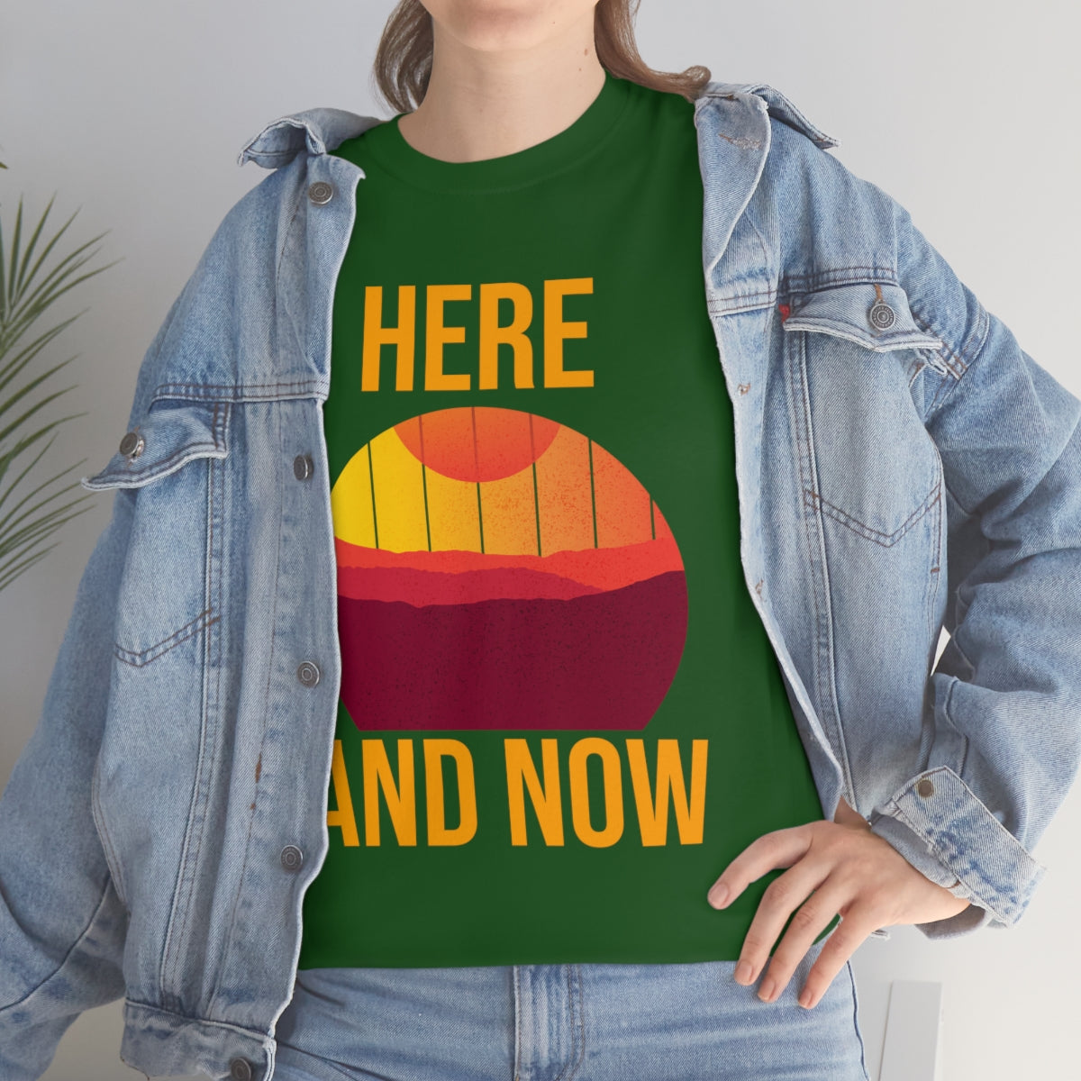 Here And Now Unisex Heavy Cotton Tee