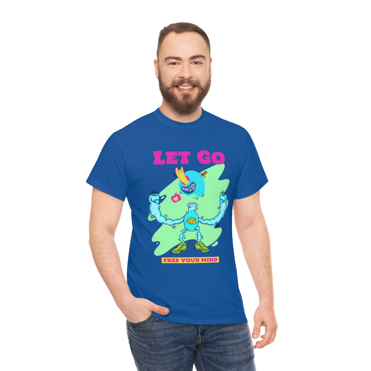 Let Go Be Free Unisex Heavy Cotton Tee