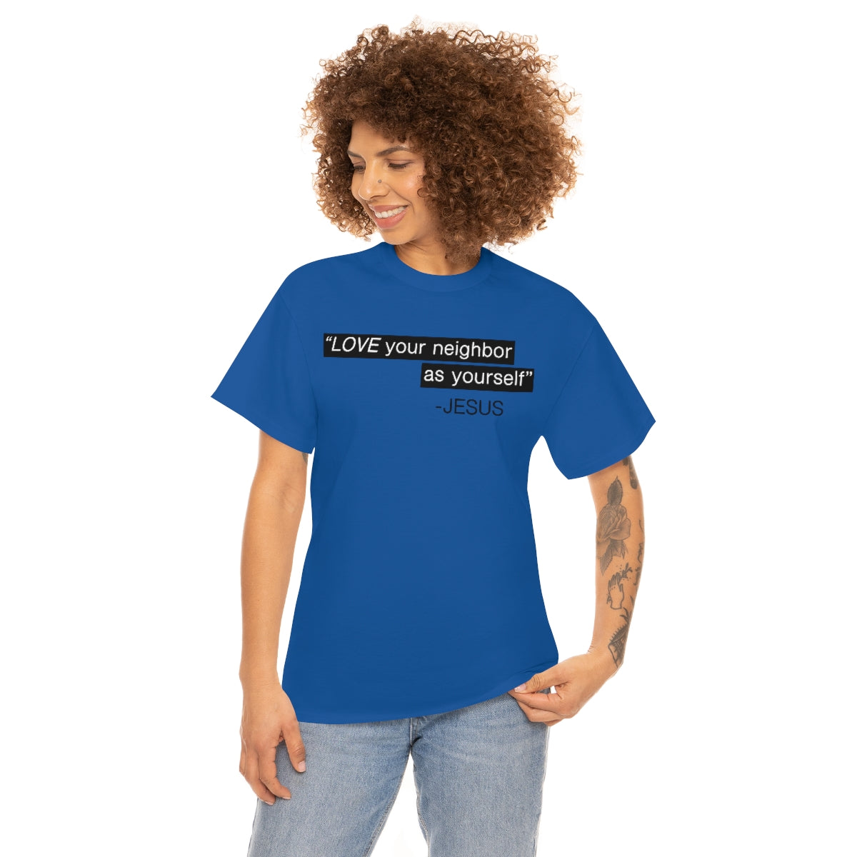 Love Your Neighbor Unisex Heavy Cotton Tee