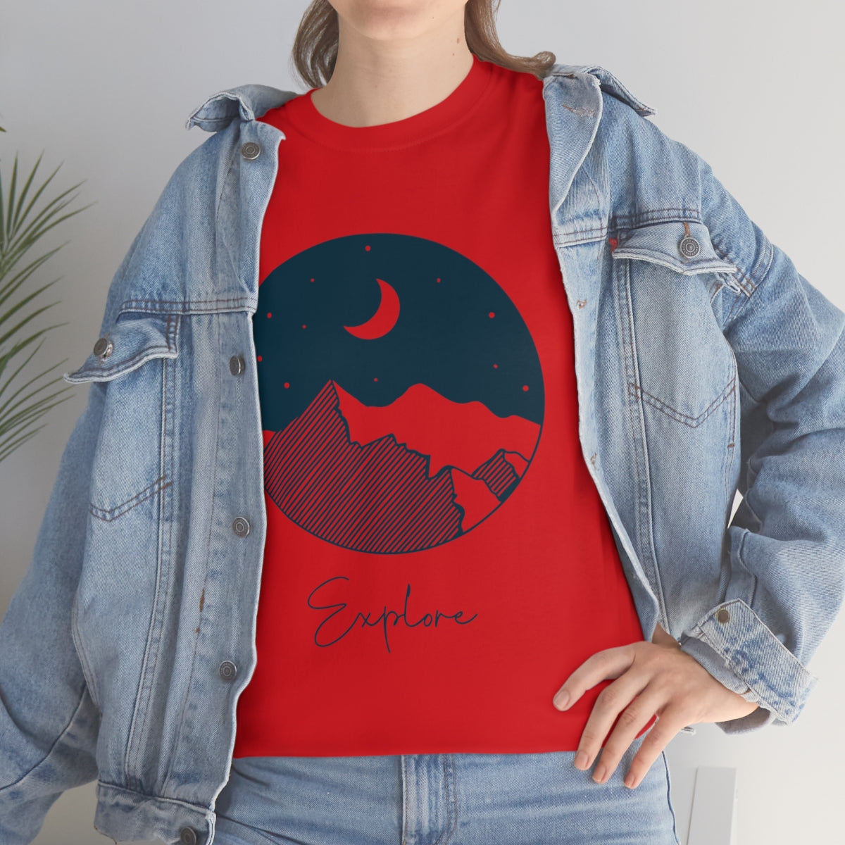 Explore Night Unisex Heavy Cotton Tee