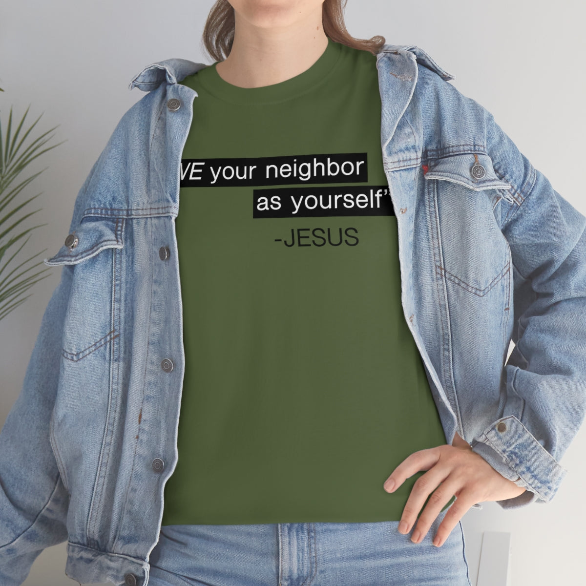Love Your Neighbor Unisex Heavy Cotton Tee