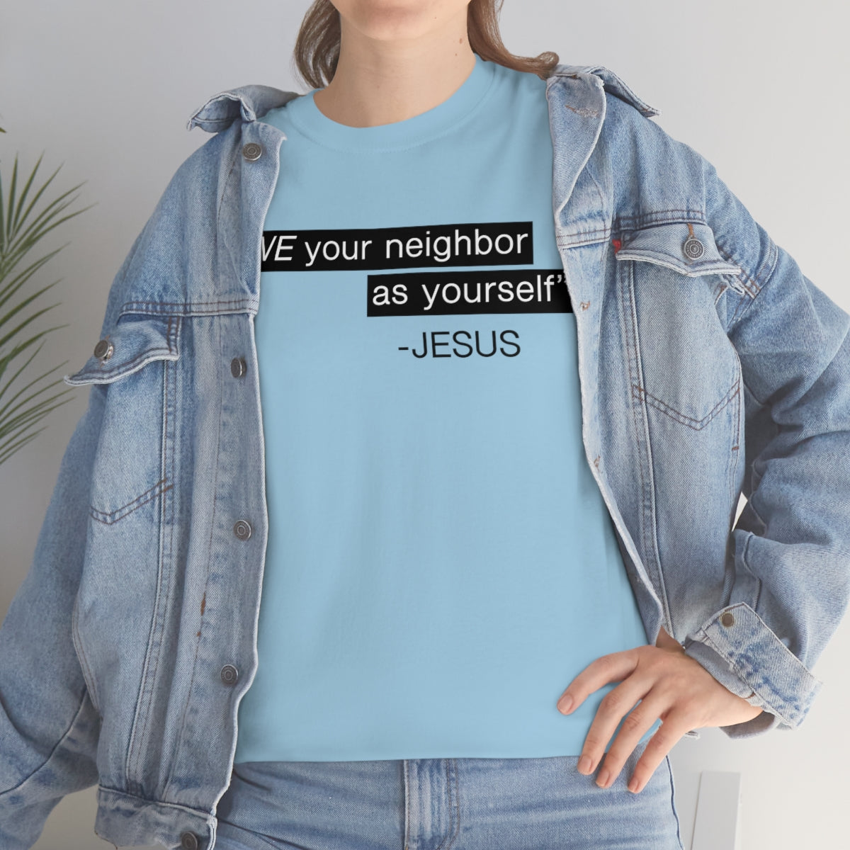 Love Your Neighbor Unisex Heavy Cotton Tee