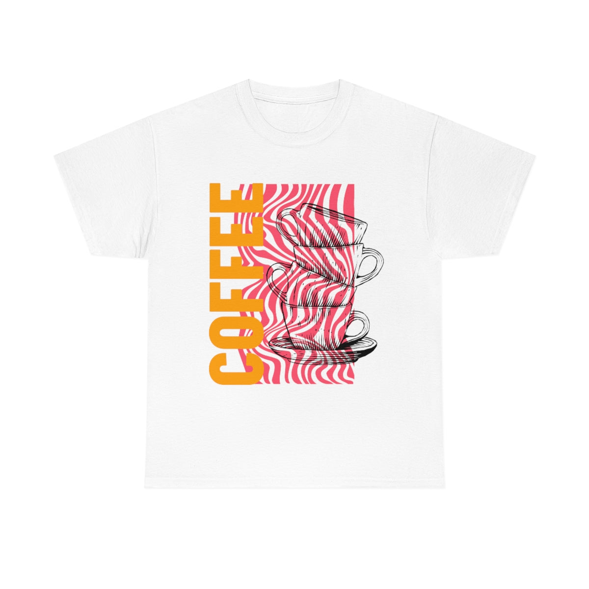 Trippy Coffee Unisex Heavy Cotton Tee