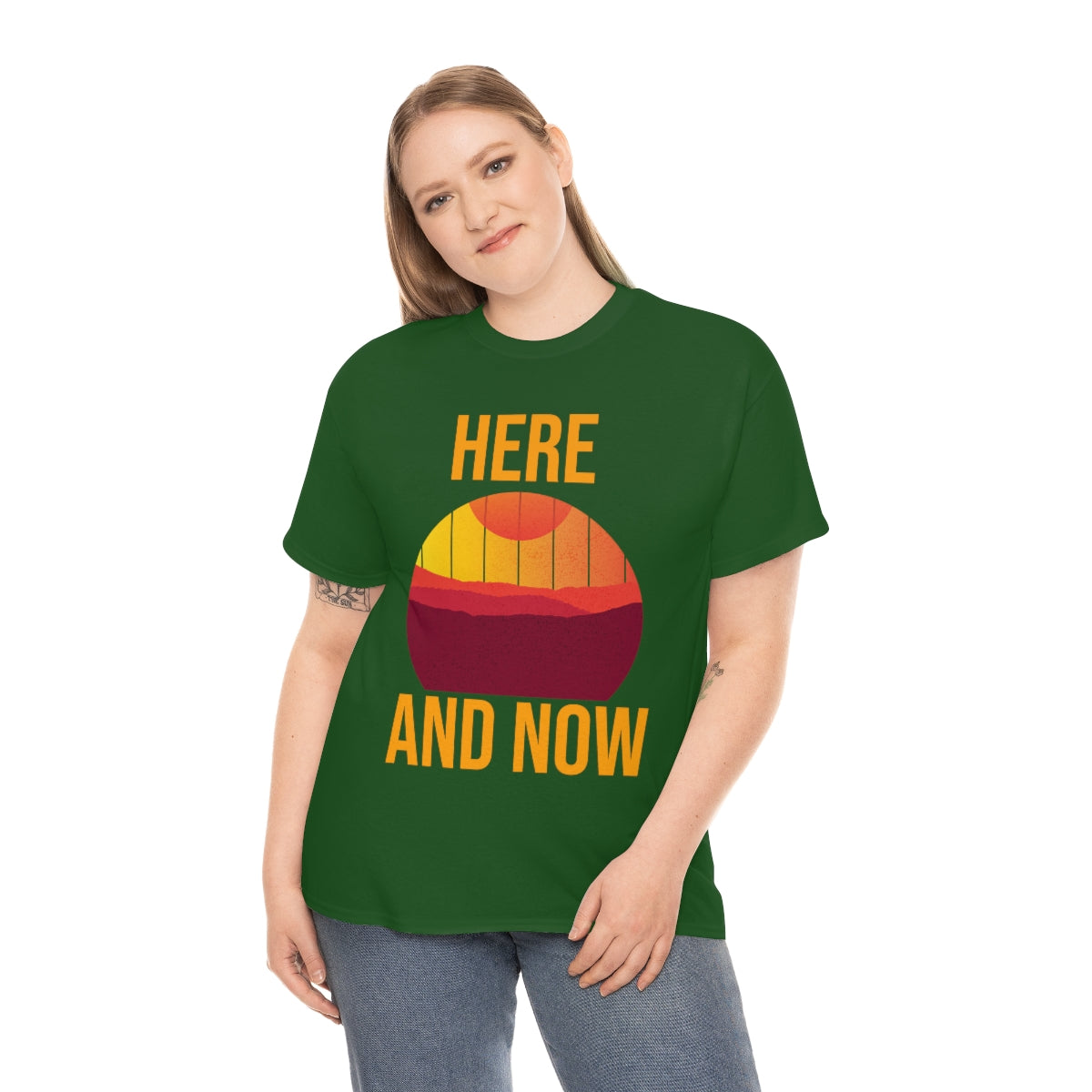 Here And Now Unisex Heavy Cotton Tee