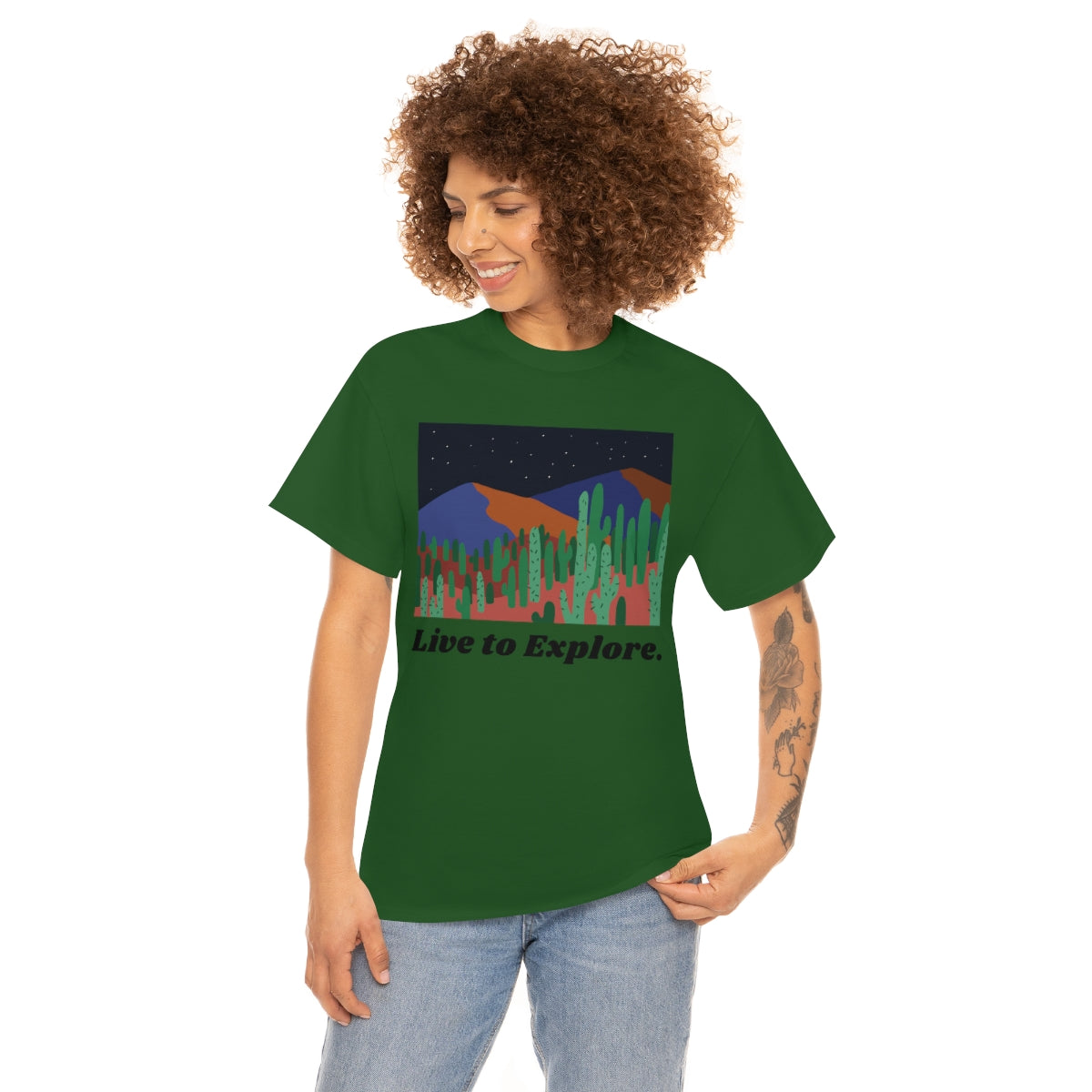 Live to Explore Unisex Heavy Cotton Tee