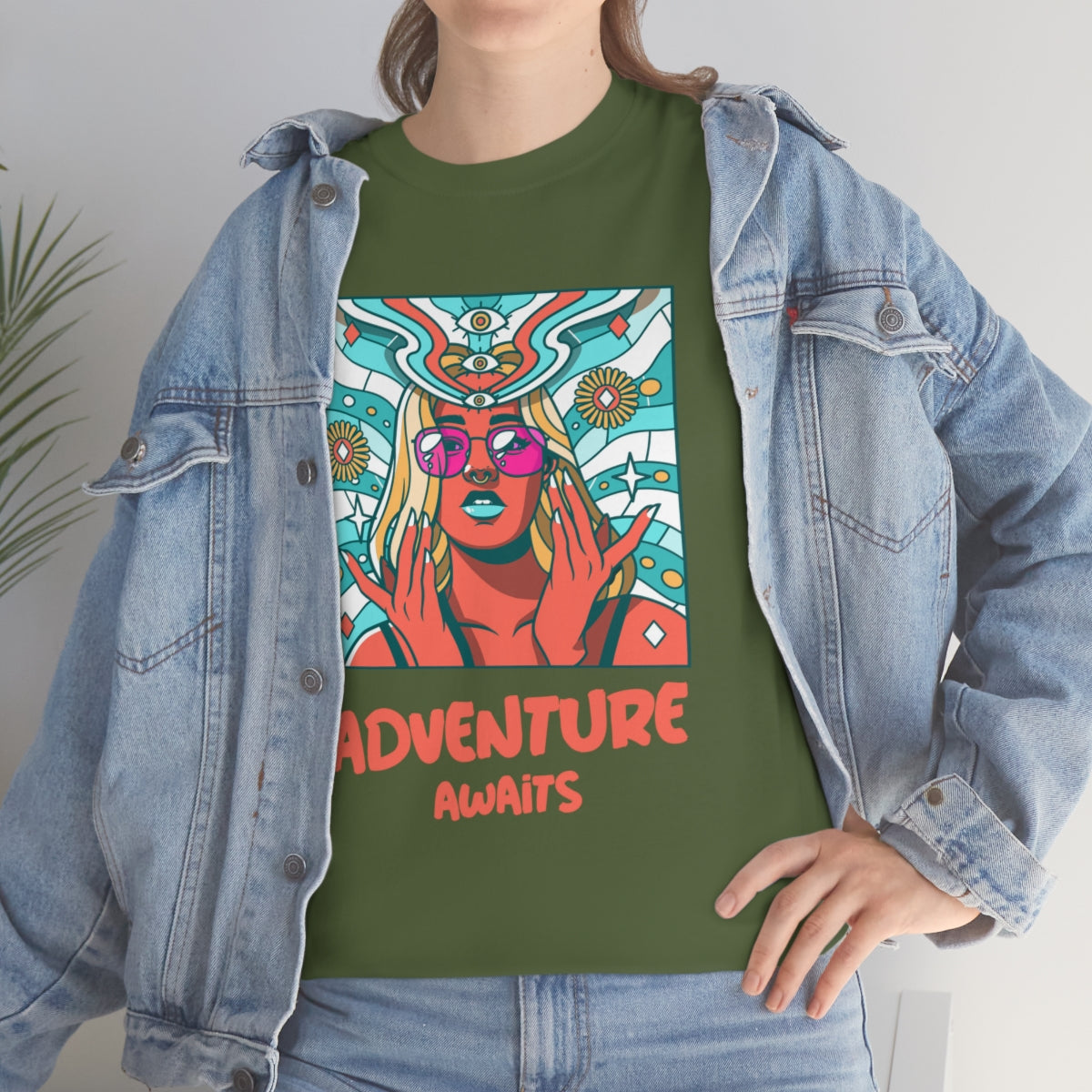 Adventure Awaits Unisex Heavy Cotton Tee