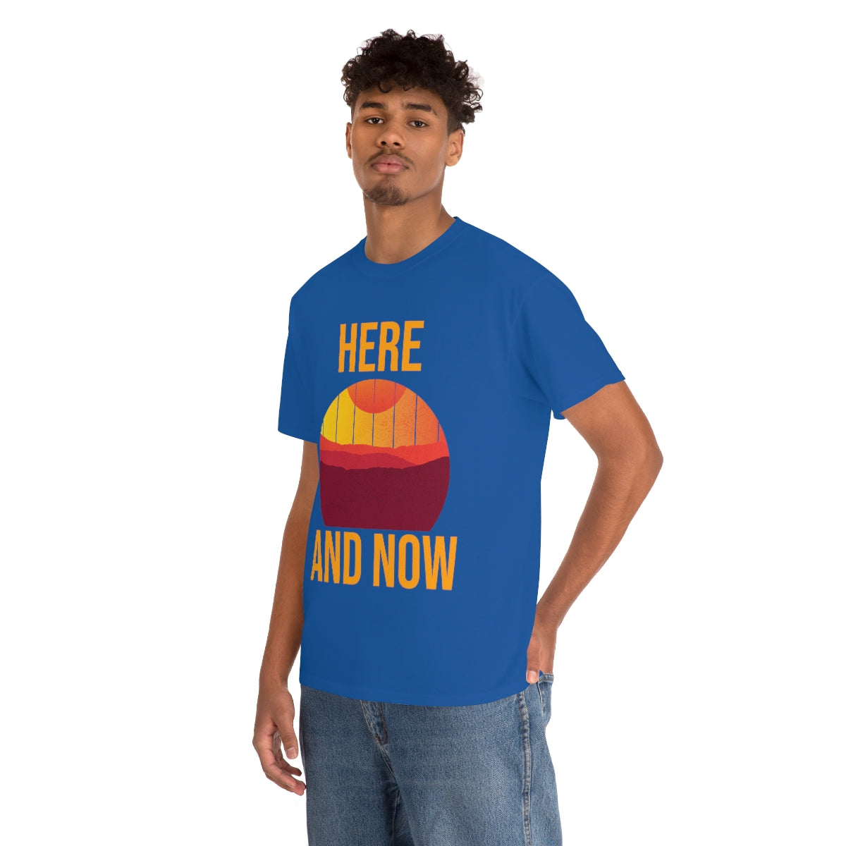 Here And Now Unisex Heavy Cotton Tee